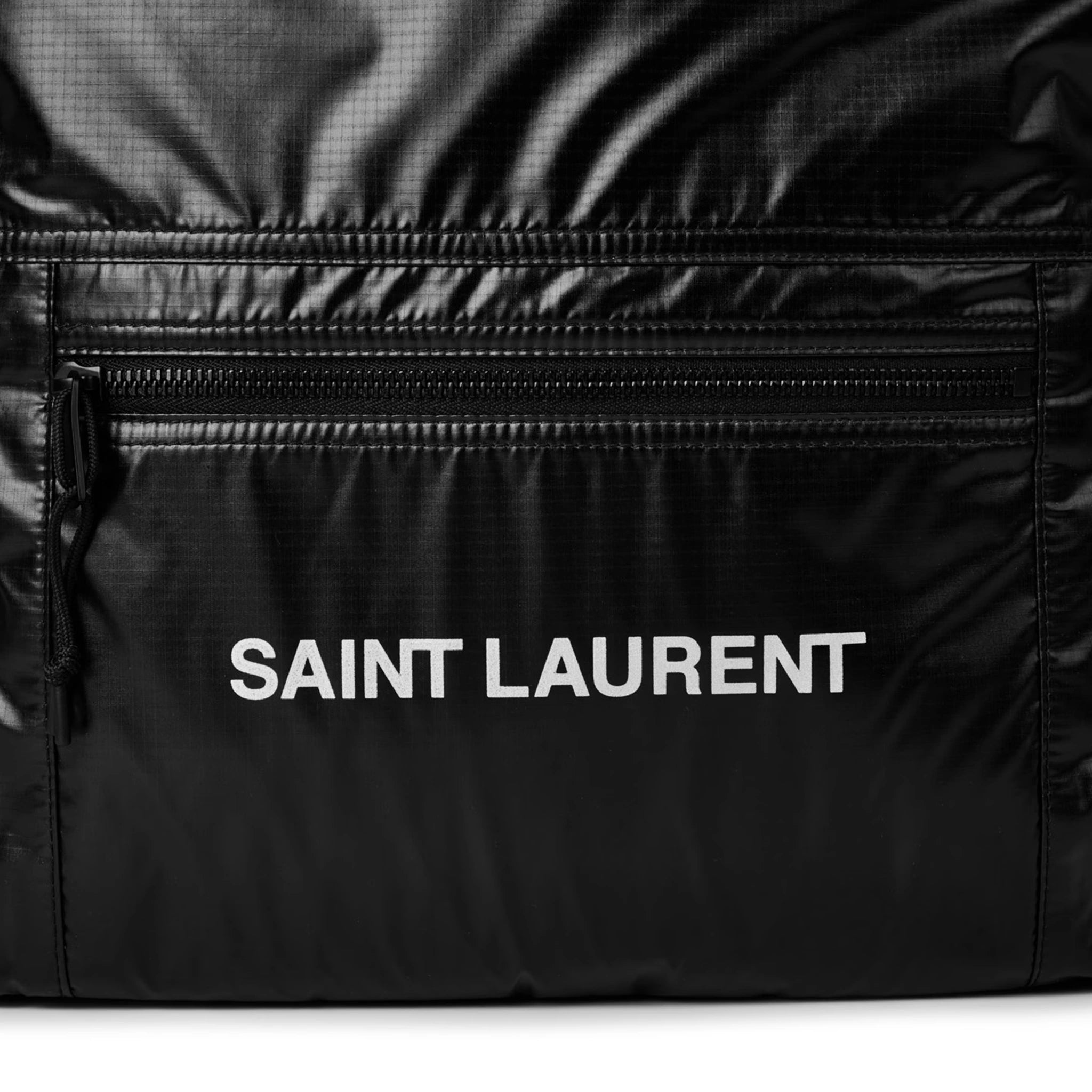 Detail view of Saint Laurent Saint Nuxx SN42 Black Backpack 623698HO27Z1054