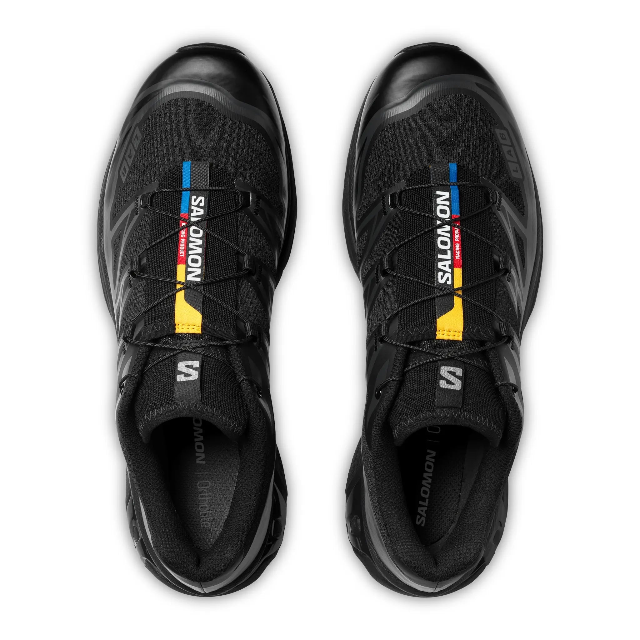 Upper View of Salomon XT-6 Advanced Black Sneaker L41086600