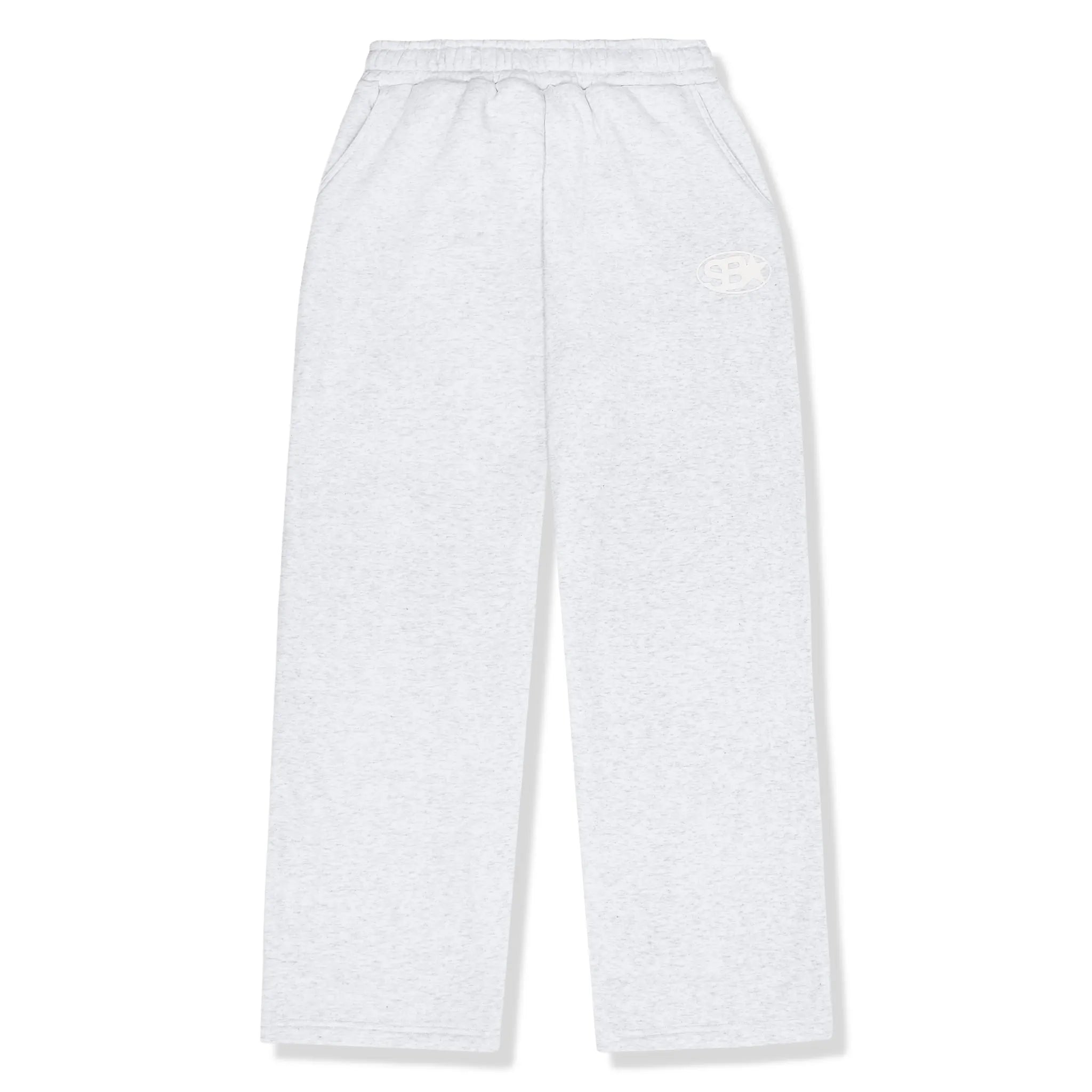 Front View of Samuel Bailey Star Emblem Grey Sweatpant 54153494167875