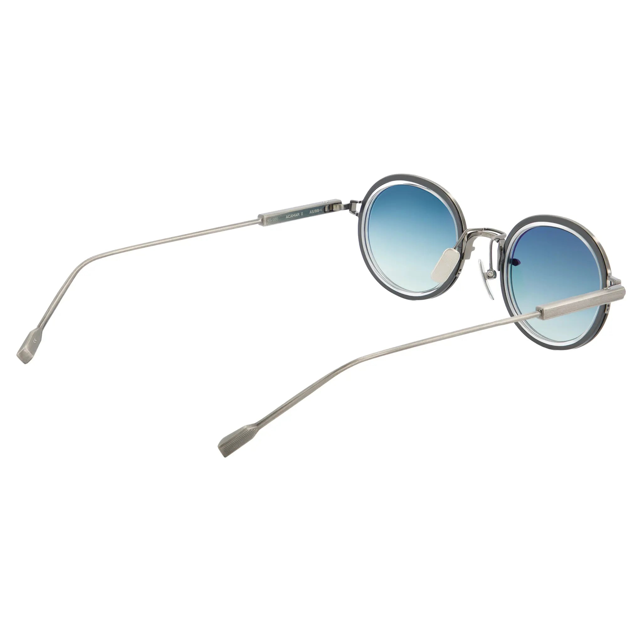 Frame Detailed View of SATO Acamar II Titanium Deep Blue Ocean Sunglasses
