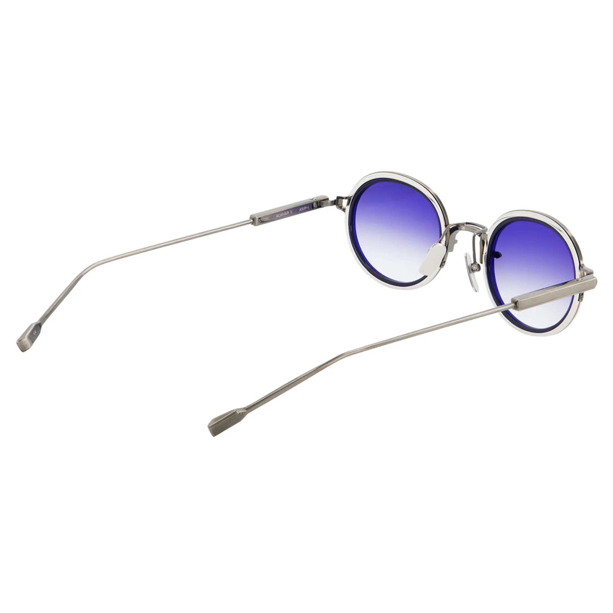 Inside View of SATO Acamar II Titanium Gradient Blue Sunglasses