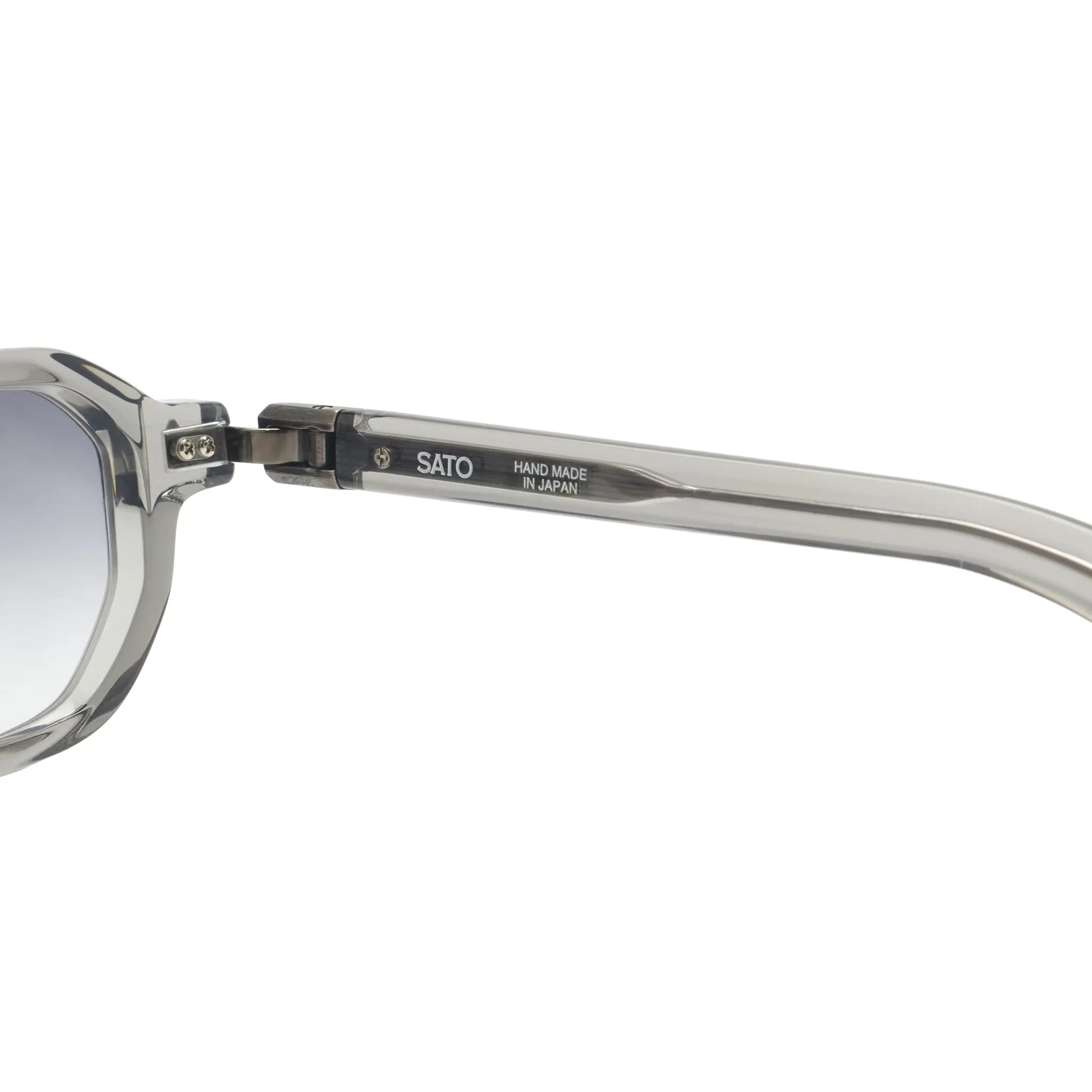 Detailed View of SATO Izar Custom Blue Grey Sunglasses
