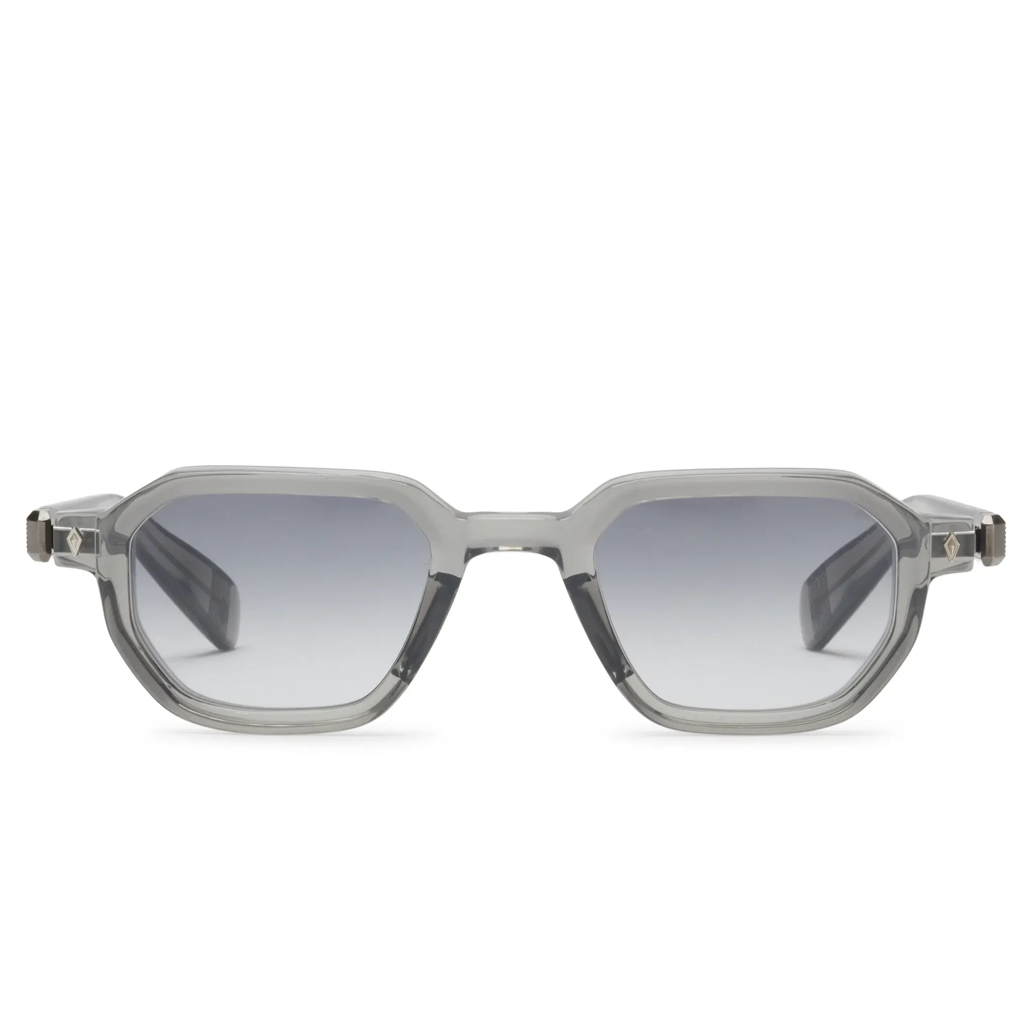 Front View of SATO Izar Custom Blue Grey Sunglasses