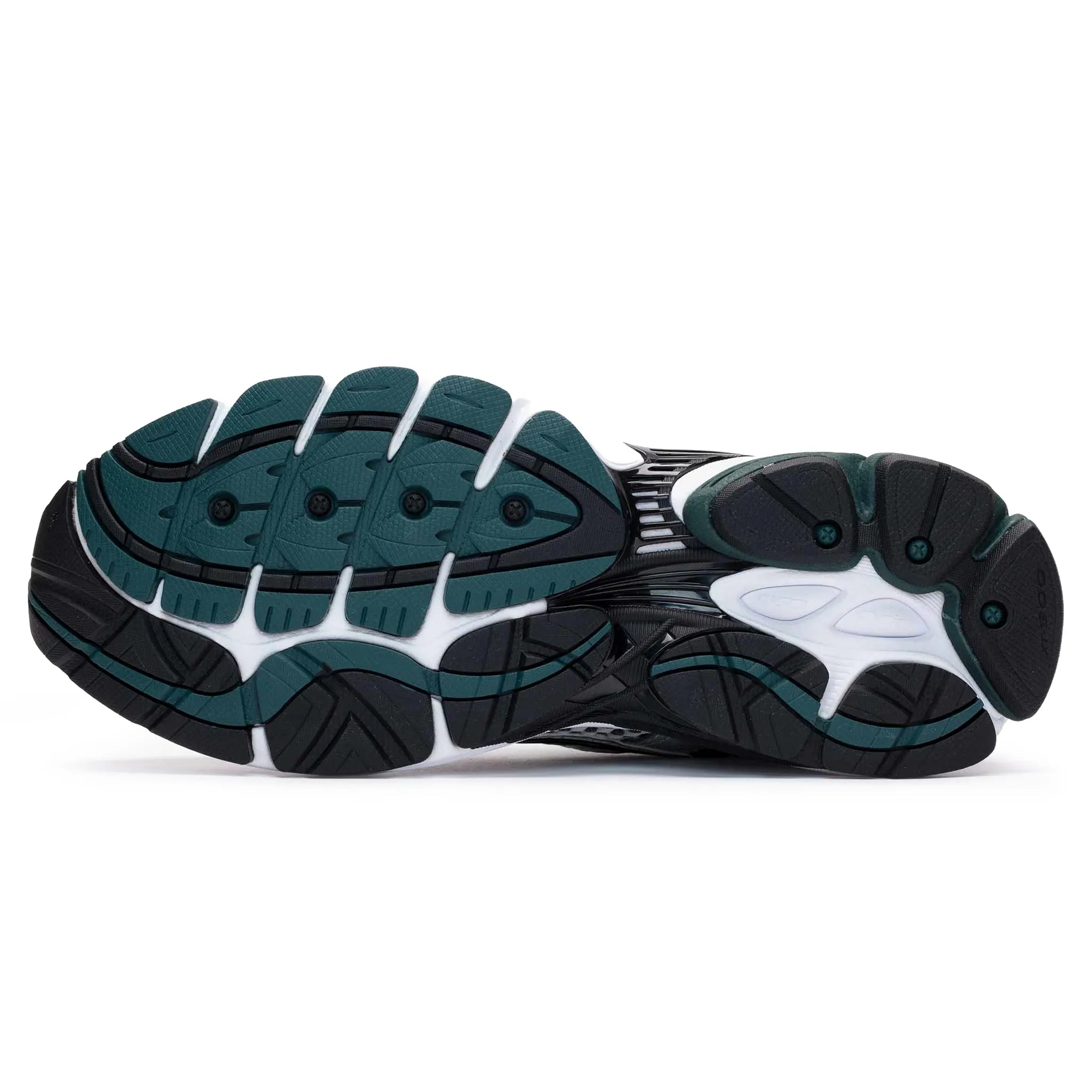 Sole View of Saucony Progrid Omni 9 White Pine Green S70739-56