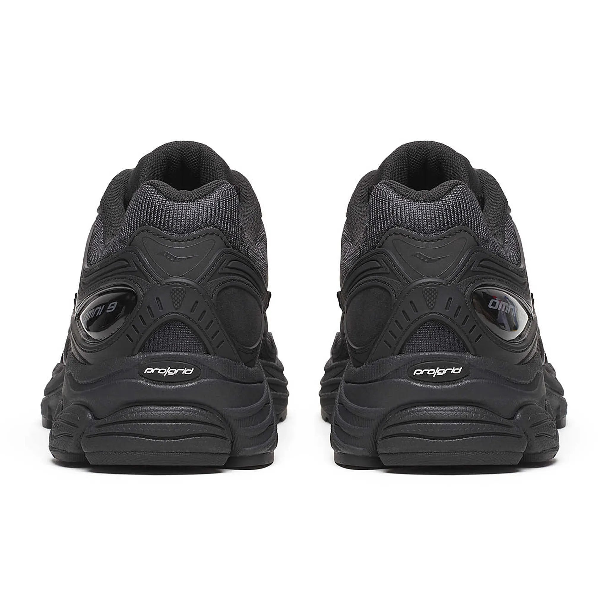Back View of Saucony Progrid Omni 9 Armor Black S70897-3