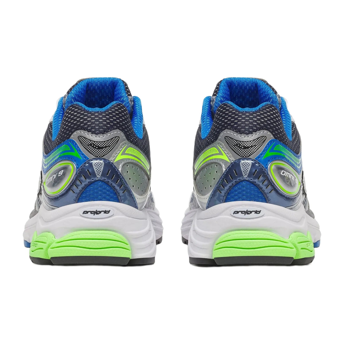 Saucony Progrid Omni 9 Grey Slime S70739 59 Size 11 Mesh Runner Blue Green Saucony Progrid Omni 9 Grey Slime S70739 59 | Mercari main image 4
