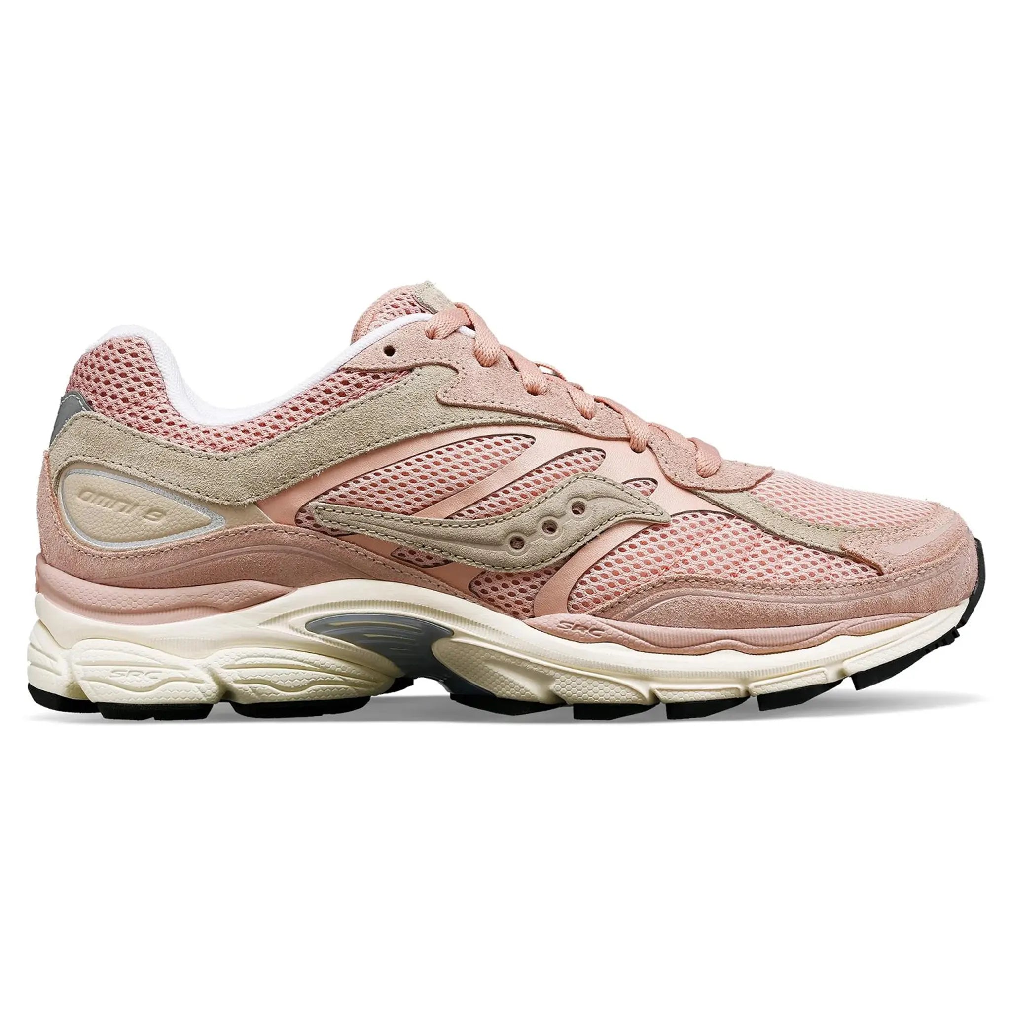 Side View of Saucony Progrid Omni 9 Pink Beige S70740-12