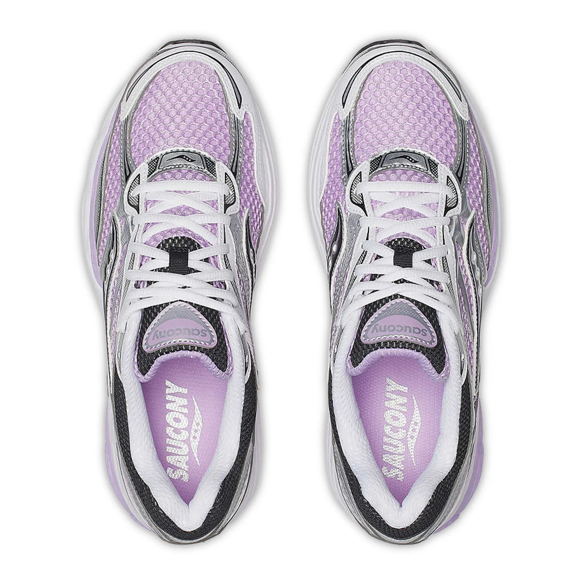 Upper View of Saucony Progrid Omni 9 Silver Lilac S70739-46