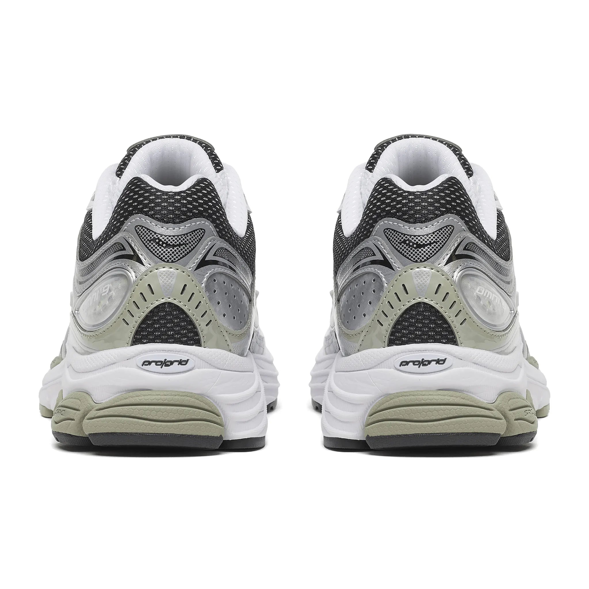 Back View of Saucony Progrid Omni 9 White Sage S70739-54