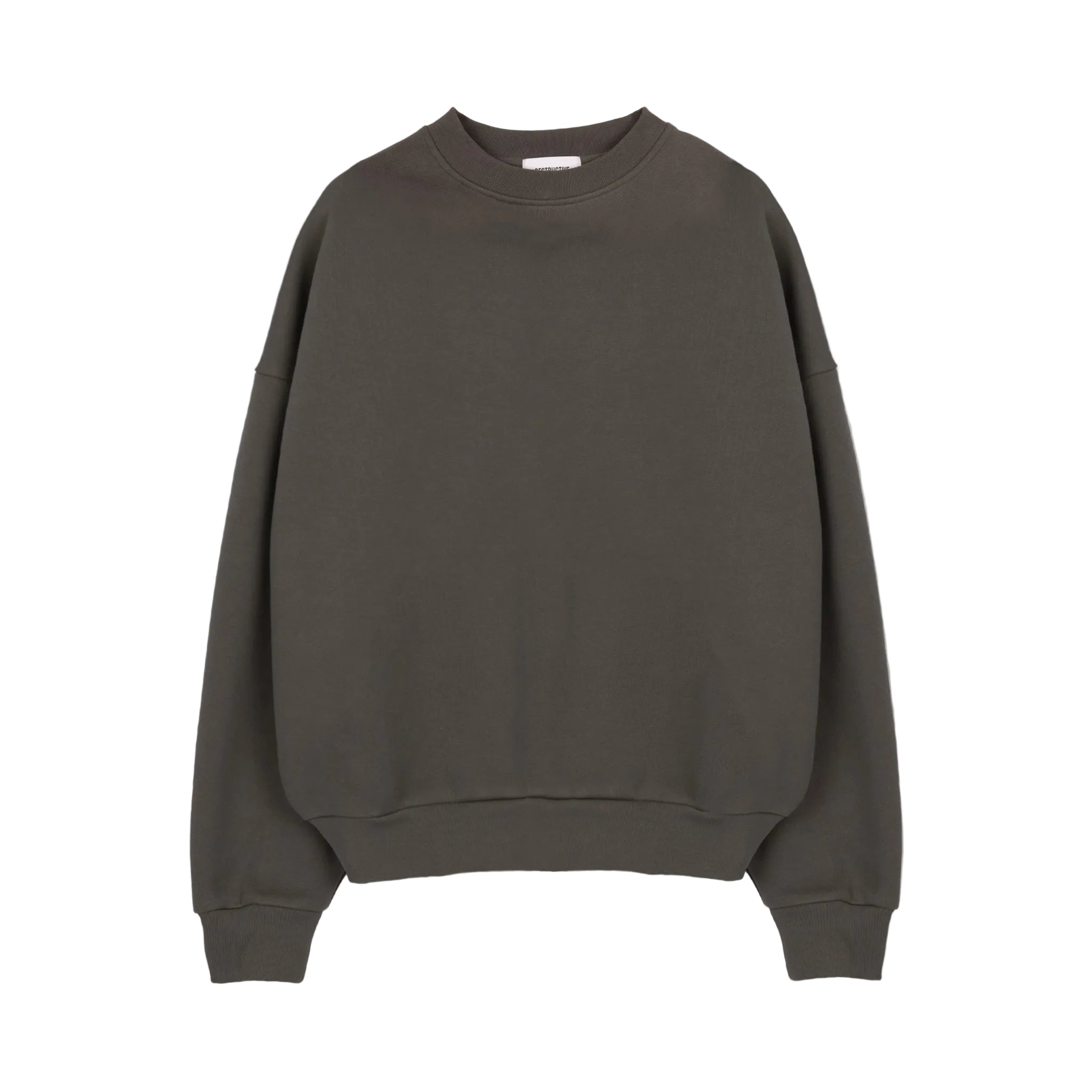 Front view of Destructive Sculpt Moor Brown Sweatshirt
