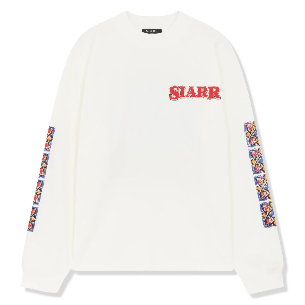 SIARR Floral L/S Off-White T-Shirt |