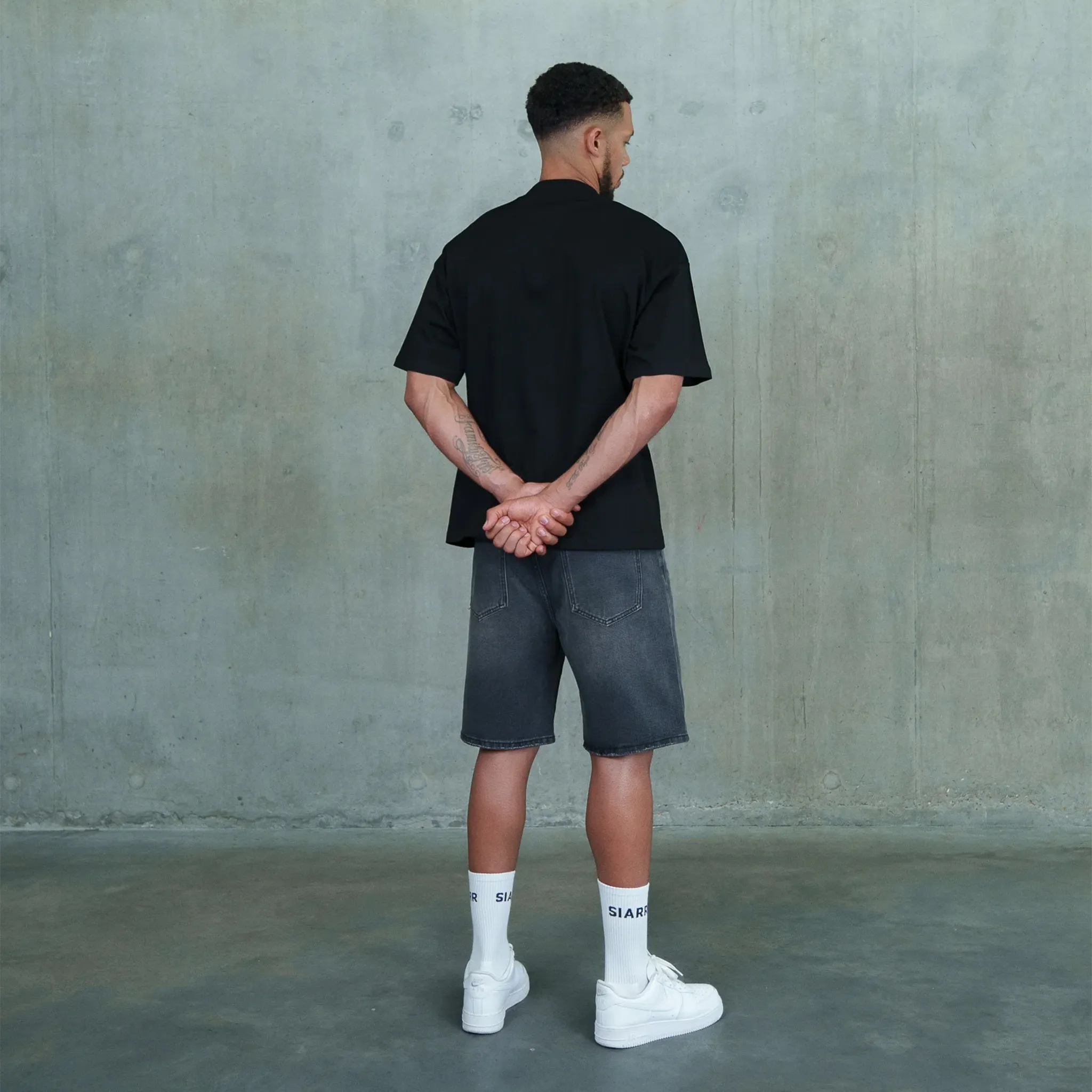 Back View of SIARR Marlboro Racing Black T-Shirt