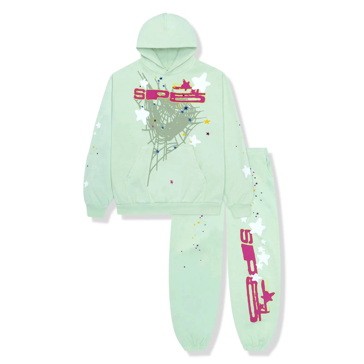 Sp5der SP5 Mint Tracksuit |