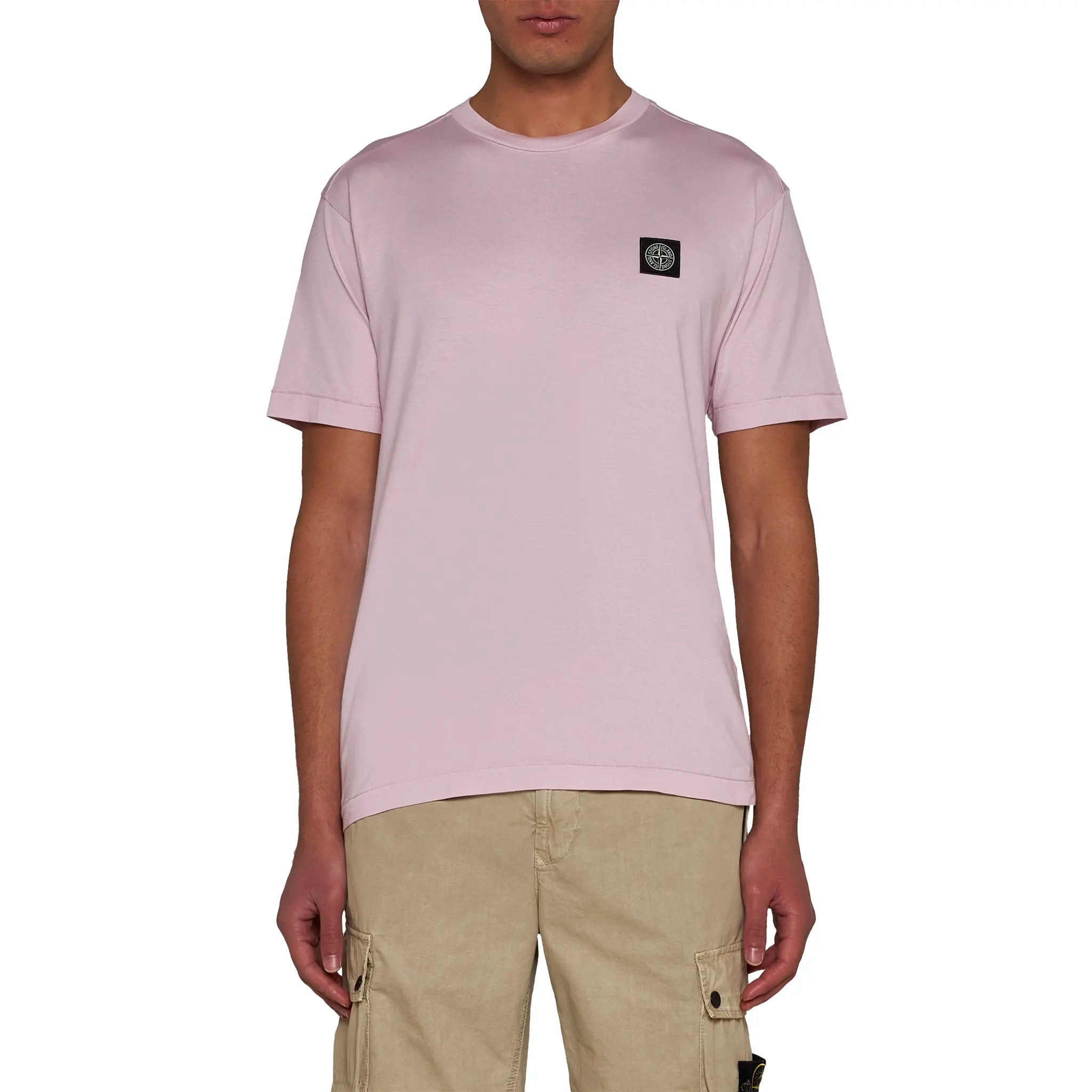 Stone island crew neck pink sales