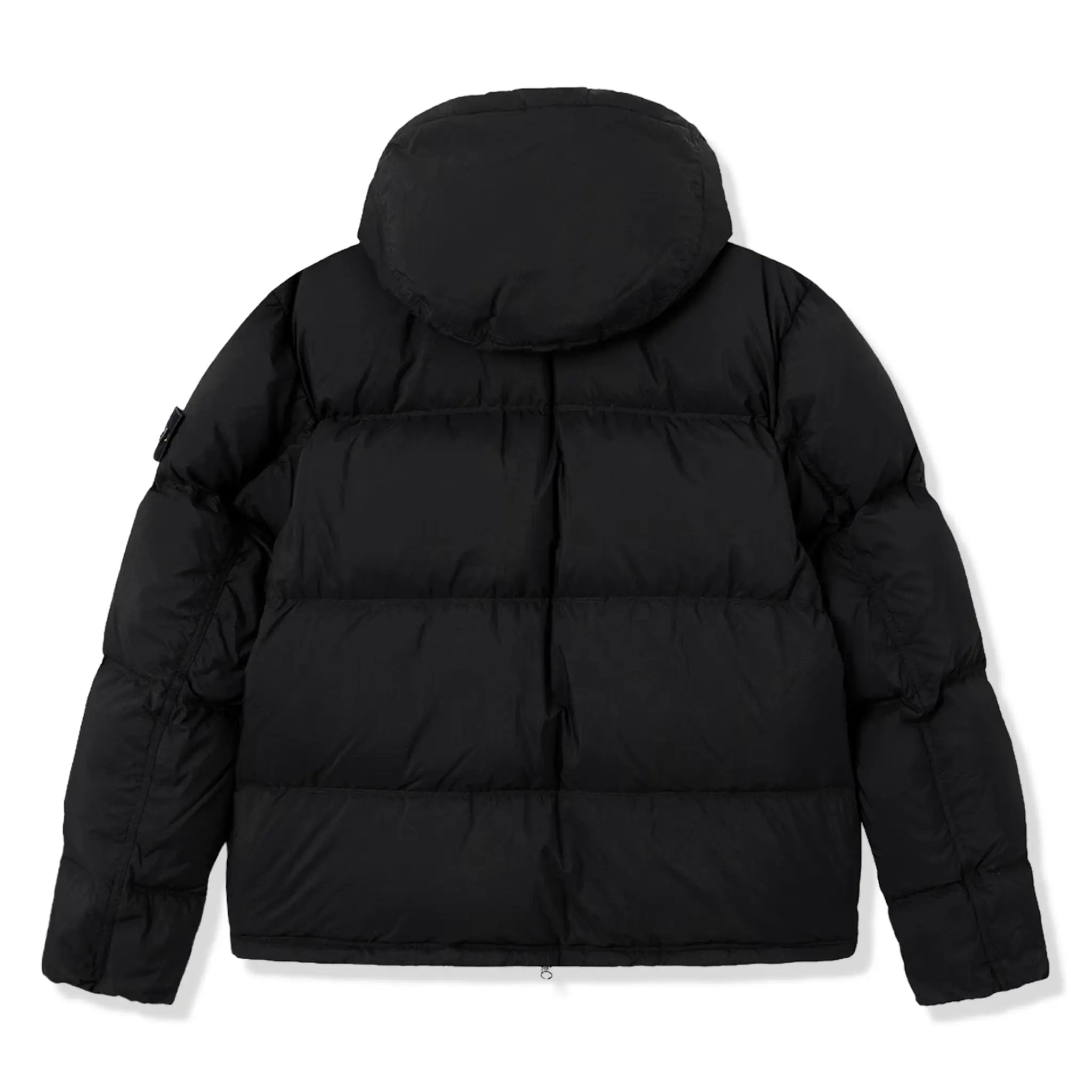 Back view of Stone Island Ripstop Cordura Black Puffer Jacket