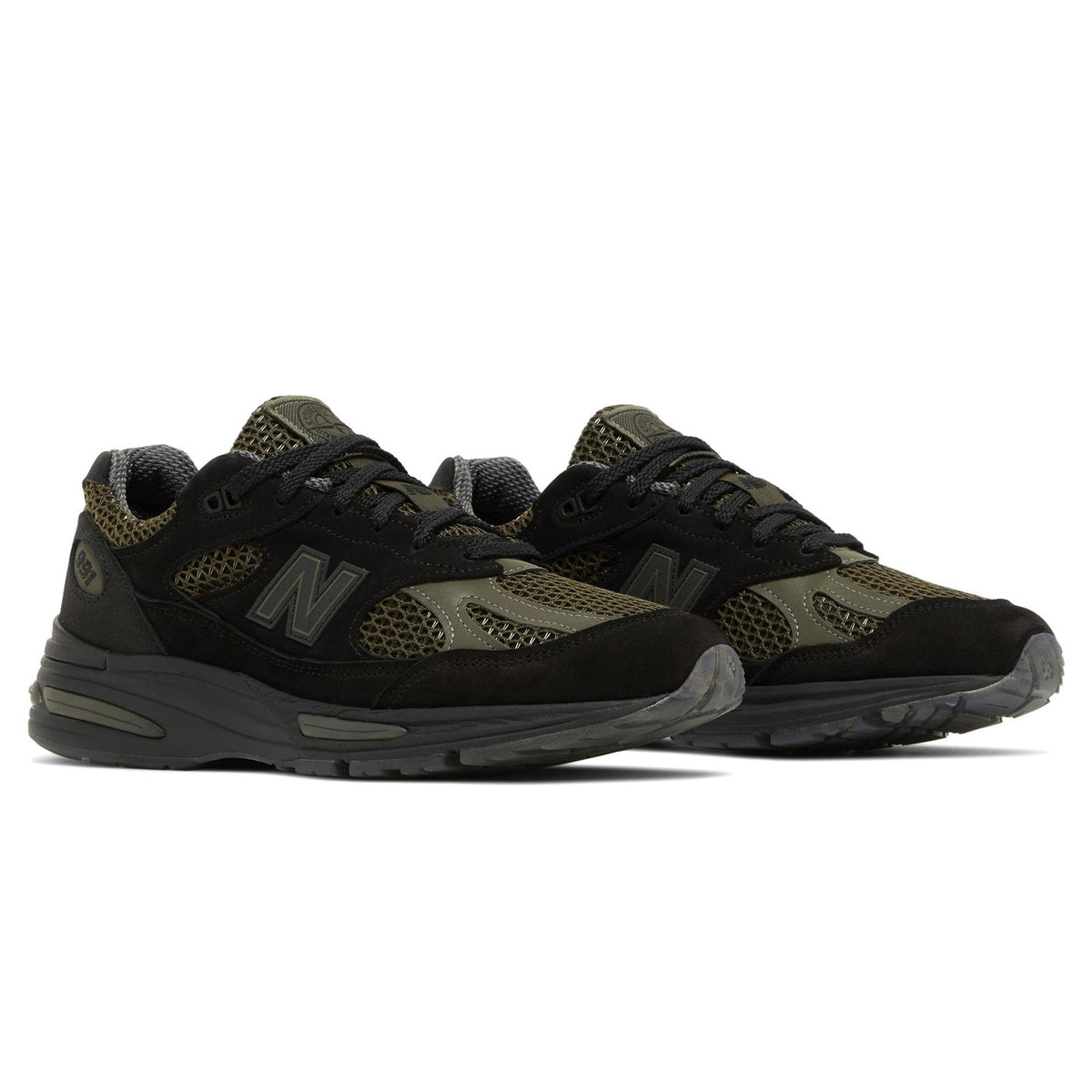 Stone Island x New Balance 991v2 MiUK Black Olive | U991SD2