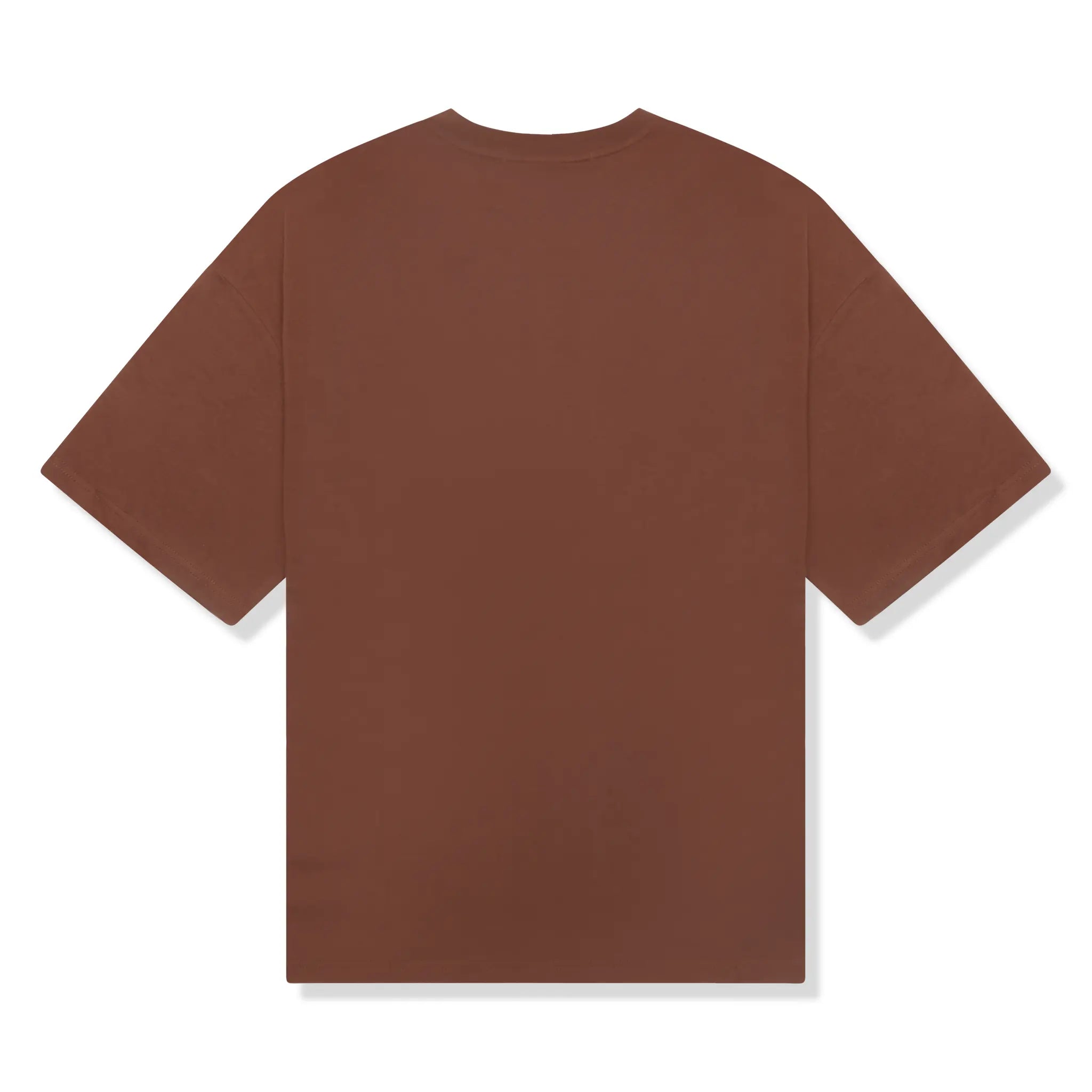Back View of Suavo London Velvet Brown T-Shirt