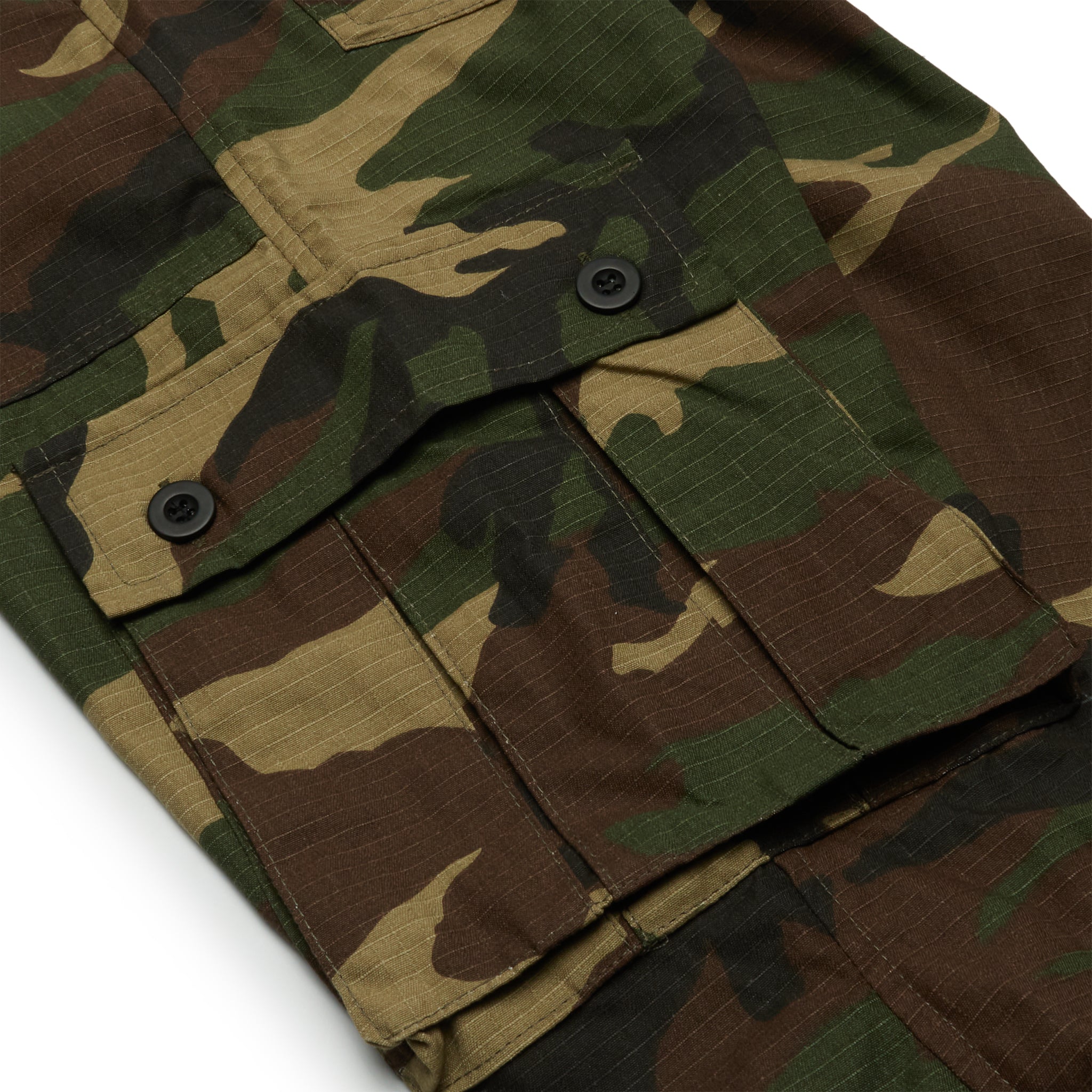 Pocket view of Suavo World Cargo Flare Trousers Camo