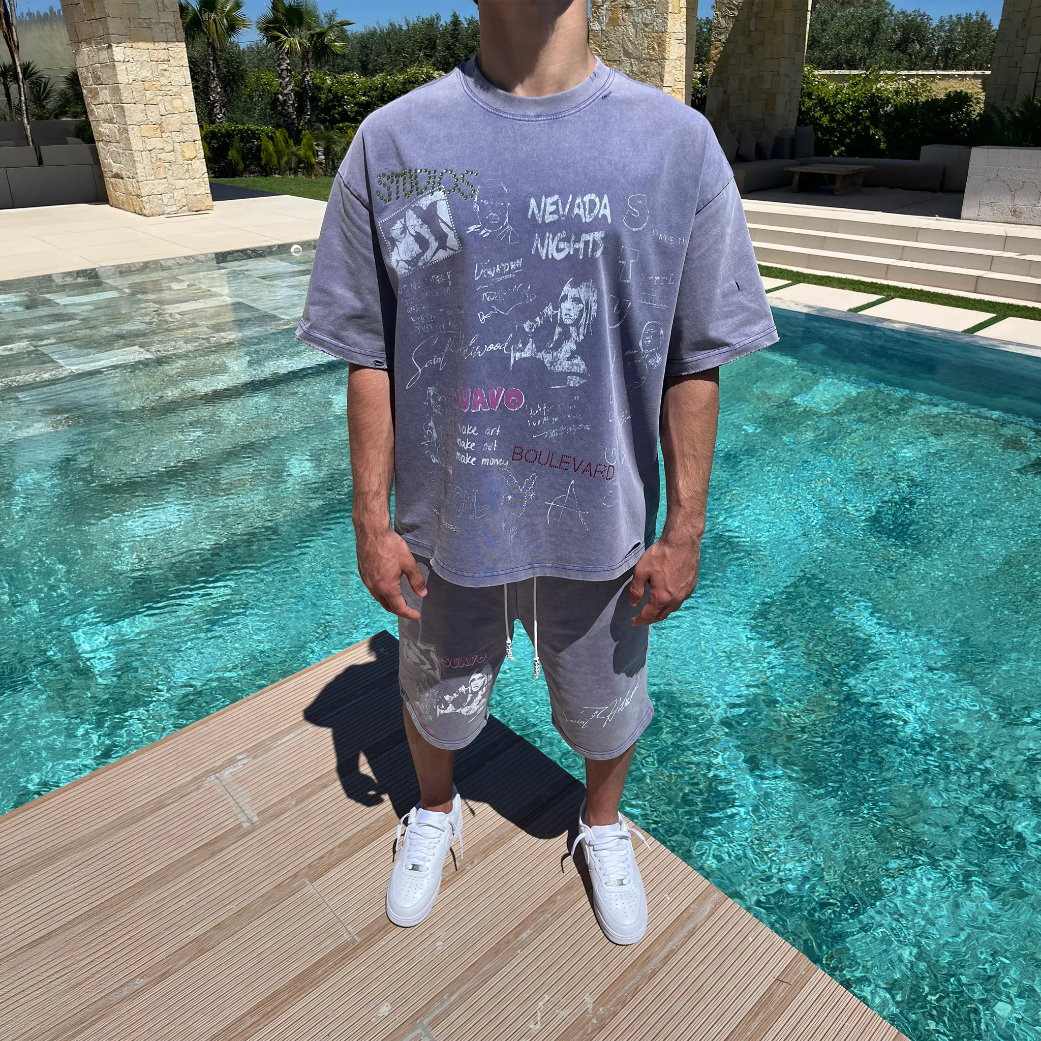 Suavo World Saint Hollywood Ultra Violet T-Shirt