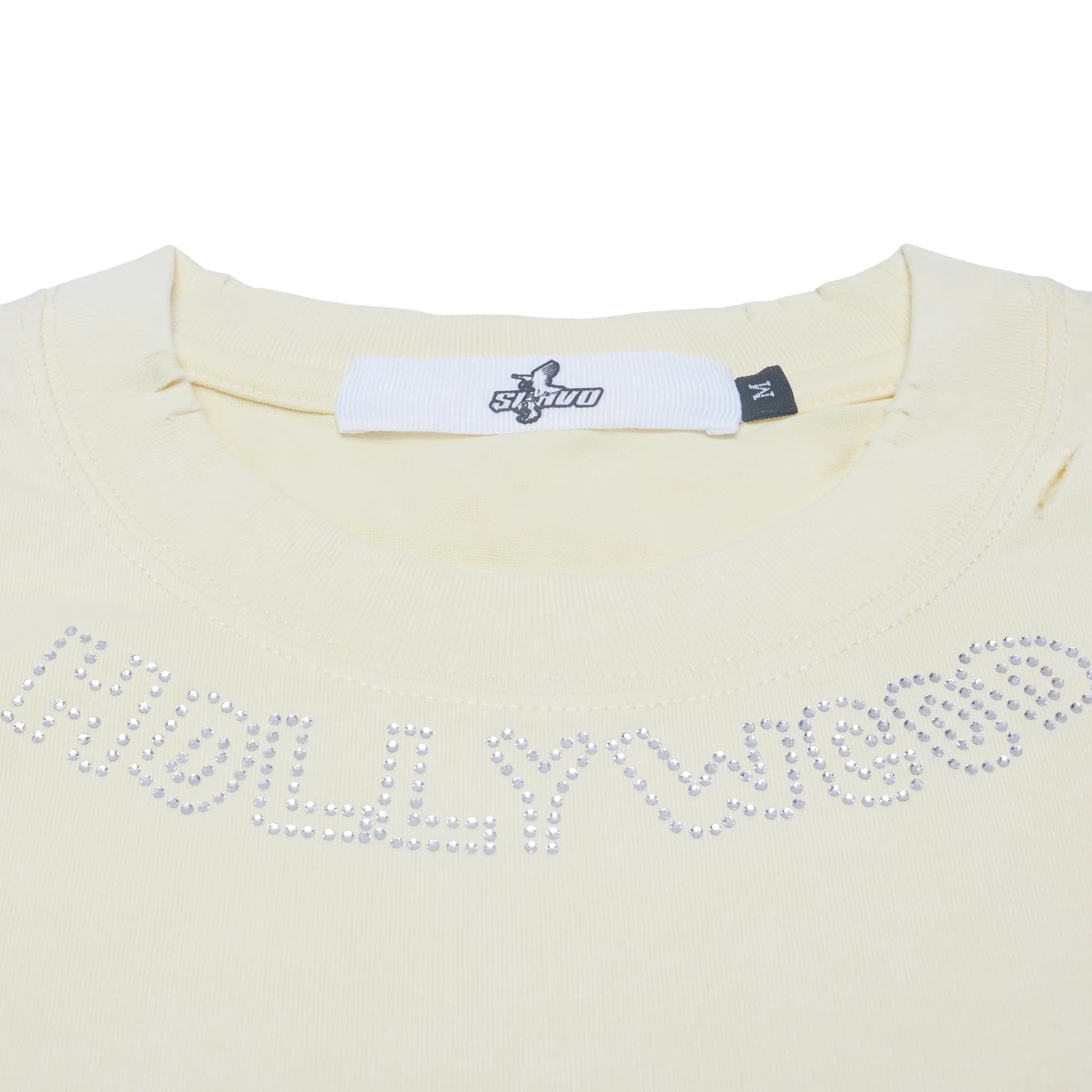 Detailed View of Suavo World Silent Nights Yellow T-Shirt
