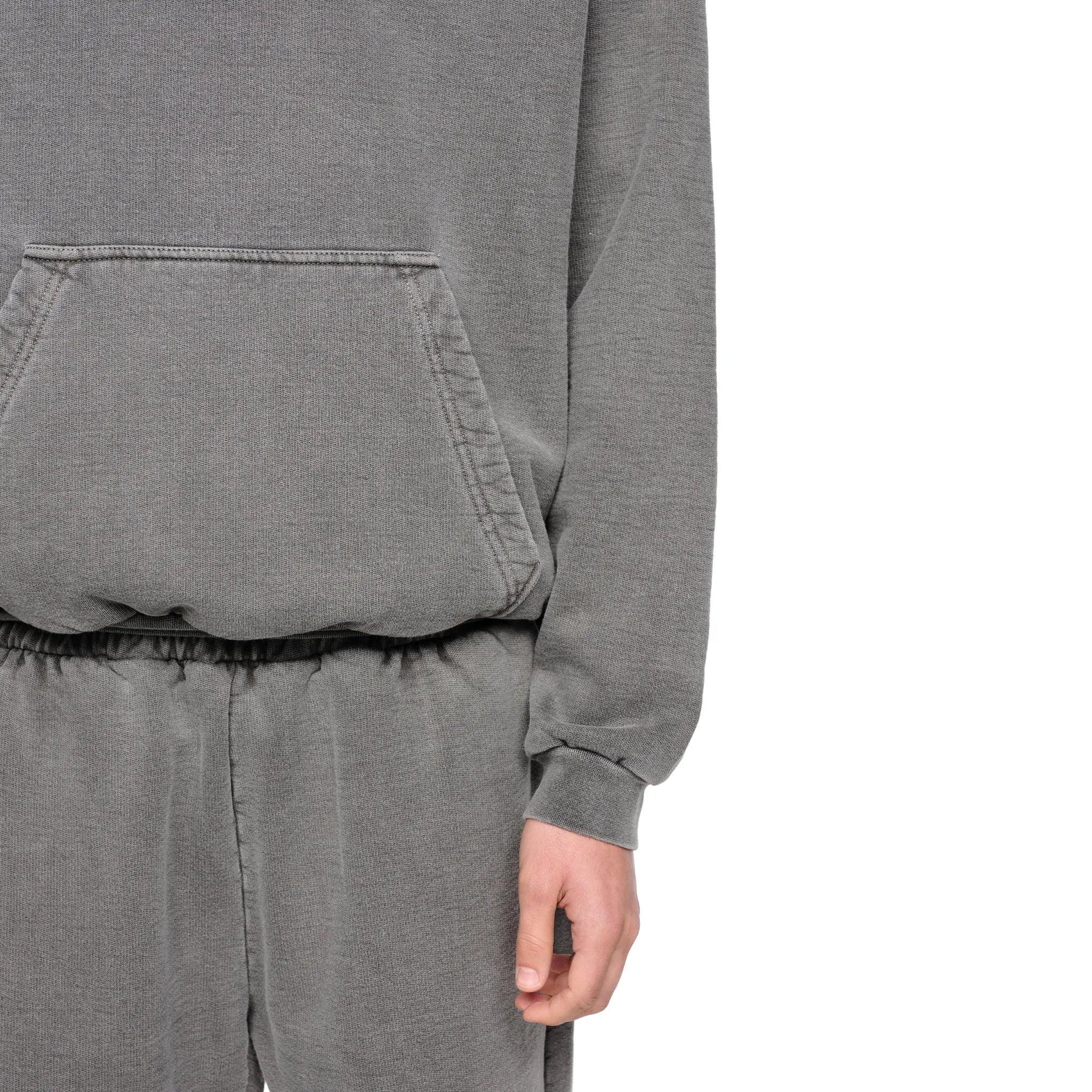 Detailed View of Summit Heavyweight Vintage Grey Hoodie 80070480