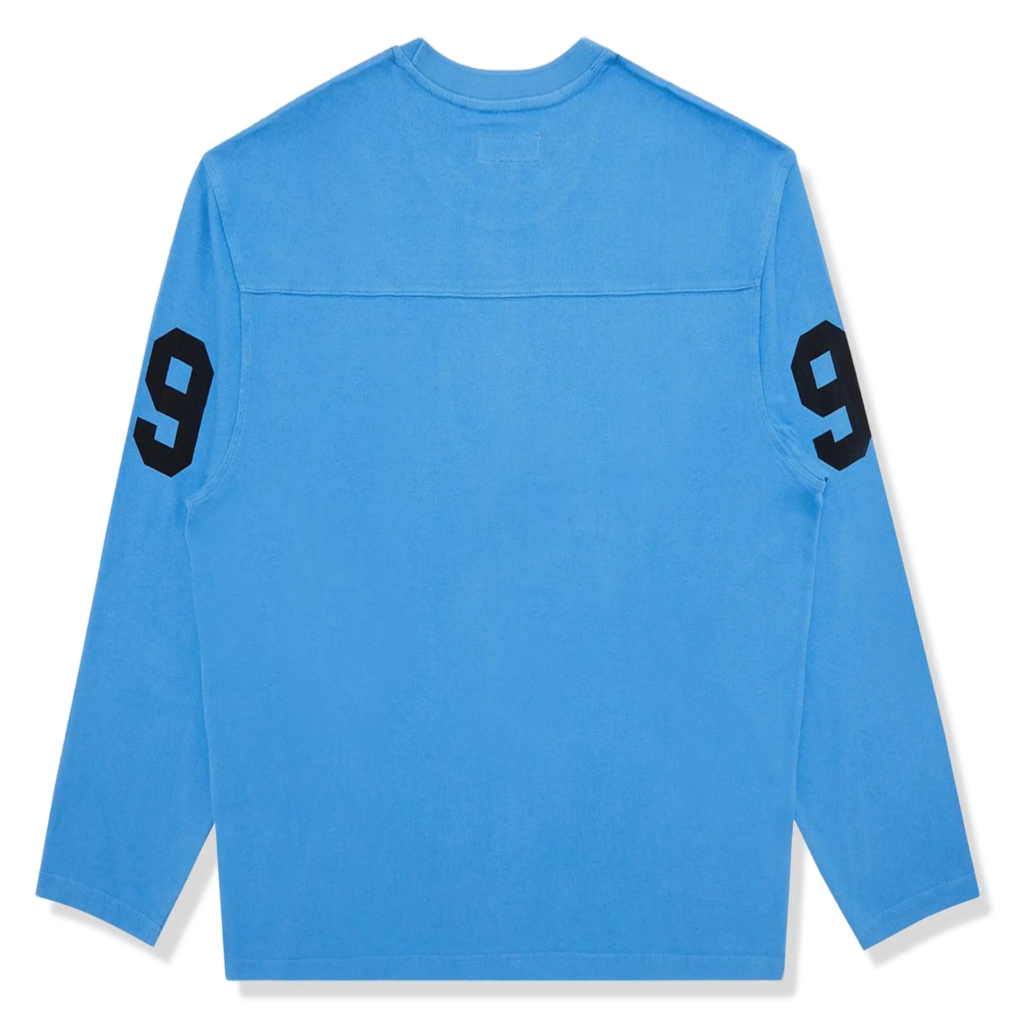 Back view of Supreme 99 L/S Blue Football T Shirt SS24KN53