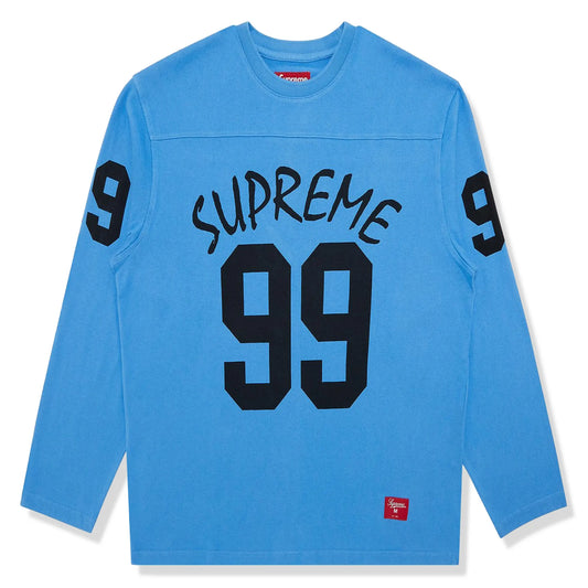 Supreme 99 L/S Blue Football T Shirt