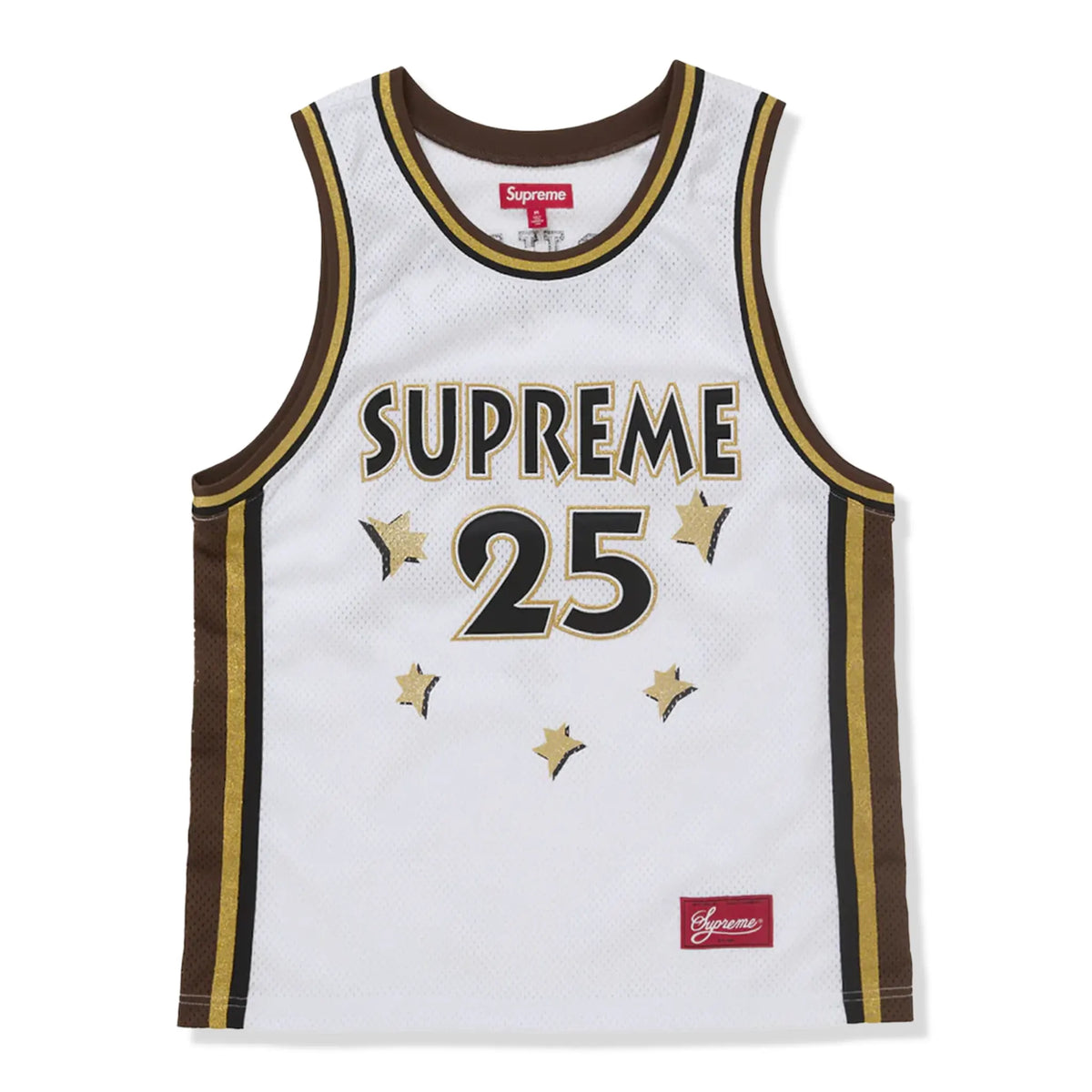 Supreme All Star Basketball White Jersey (SS25) | SS25KN32