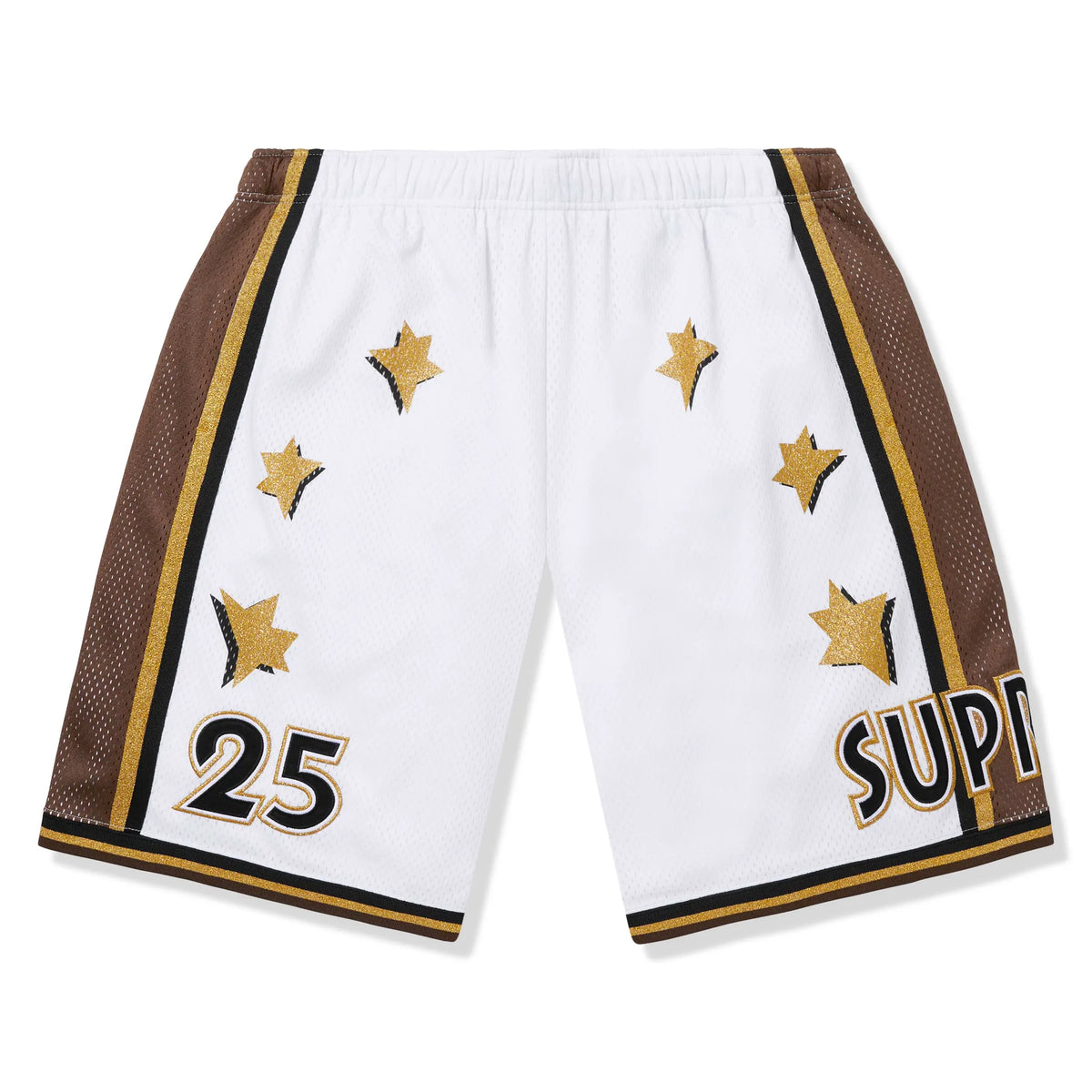 Supreme All Star Basketball White Shorts (SS25) | SS25SH31-WHITE