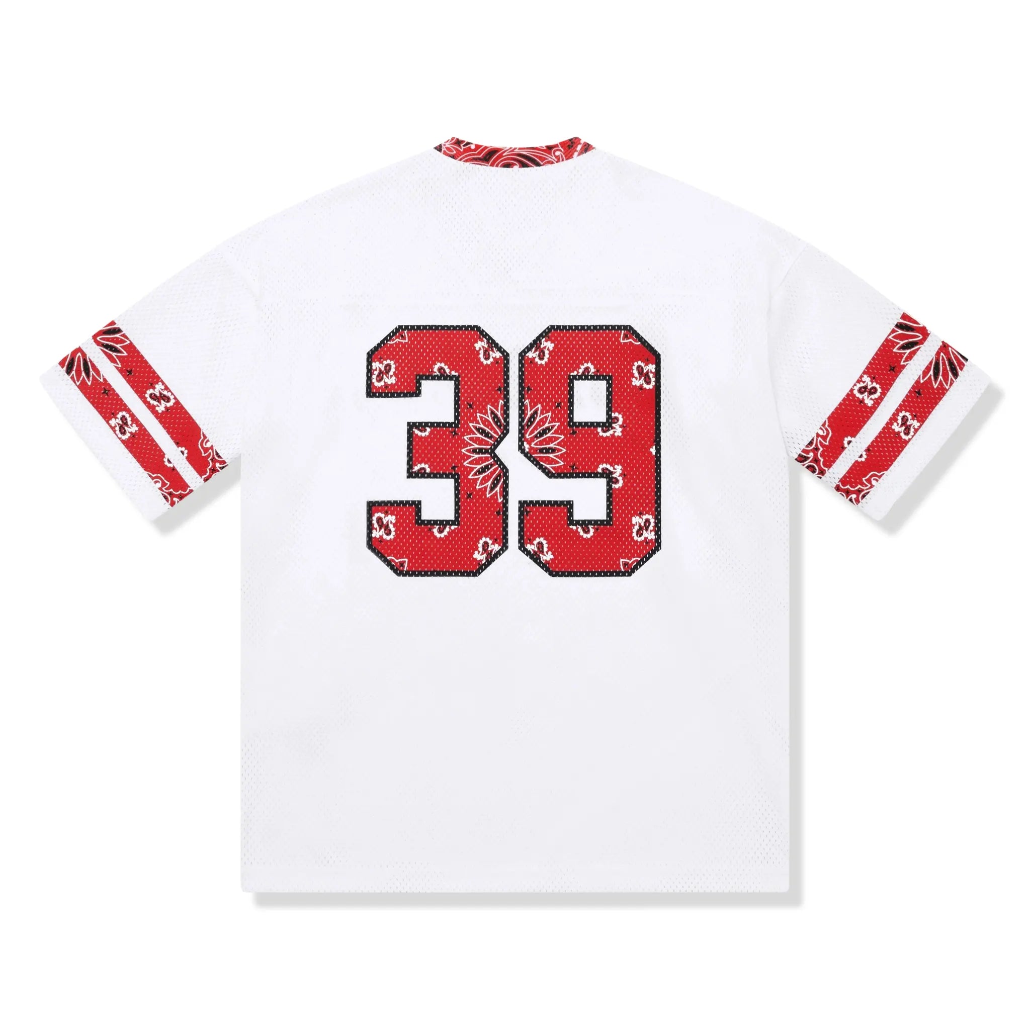 Supreme Bandana White Football Jersey | SS25KN94-WHITE Supreme Bandana White Football Jersey | SS25KN94-WHITE
