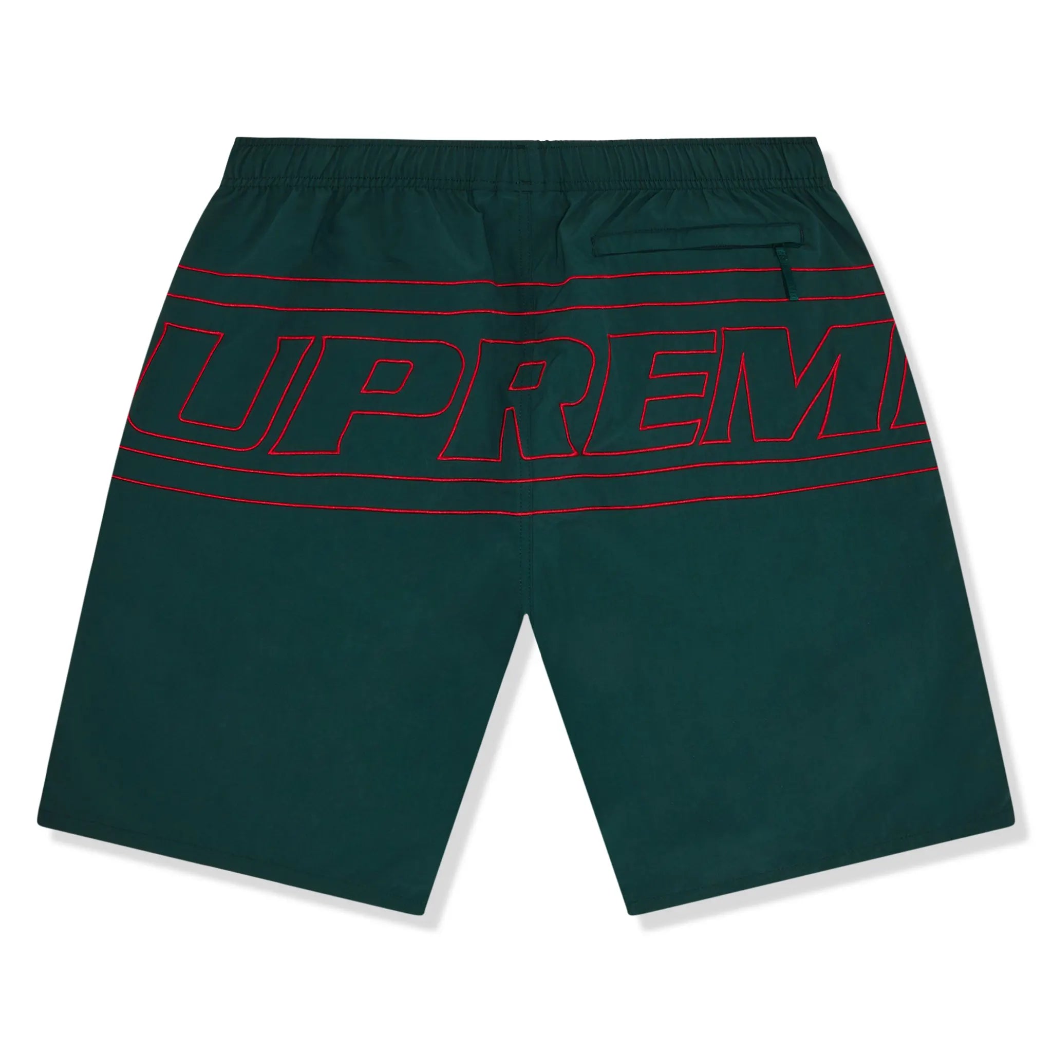 パンツ Supreme Nylon Water Short Dark Green M Supreme Big Logo Nylon Green Shorts | SS25SH42-DARKGREEN