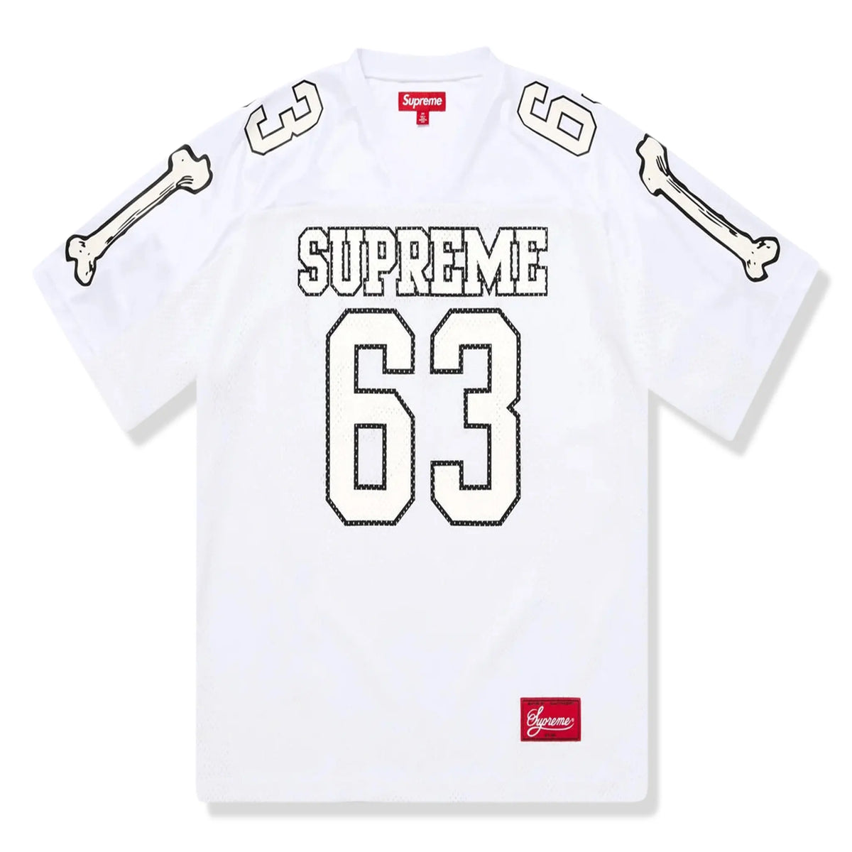 Supreme Bones White Football Jersey | FW25KN15-WHITE Supreme Bones White Football Jersey | FW25KN15-WHITE