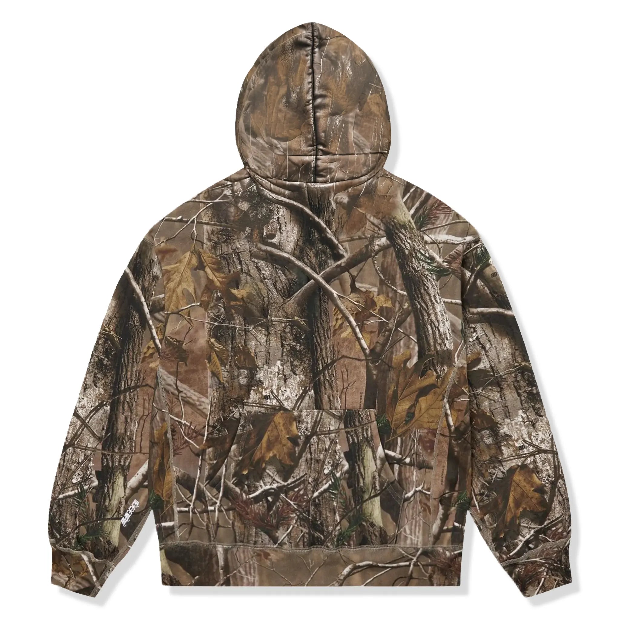 Back View of Supreme Box Logo Realtree AP Camo Hoodie (FW25) FW25SW14-REALTREE AP CAMO