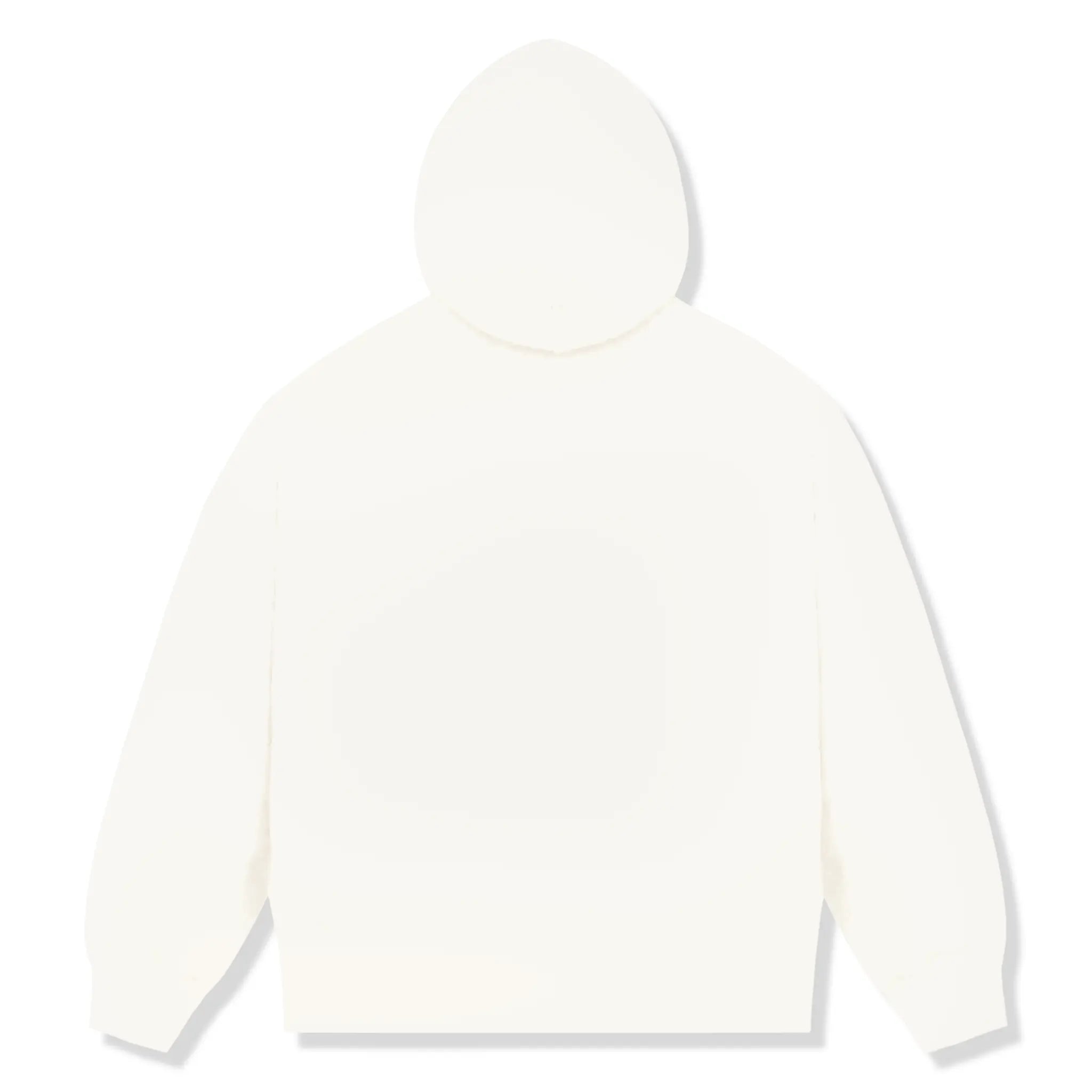 Back View of Supreme Box Logo White Hoodie (FW25)