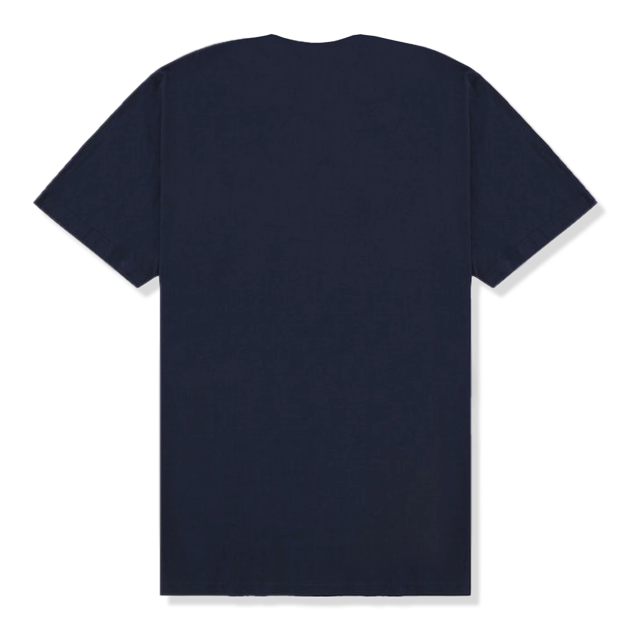 Back view of Supreme Camo Box Logo Navy T Shirt (FW23)