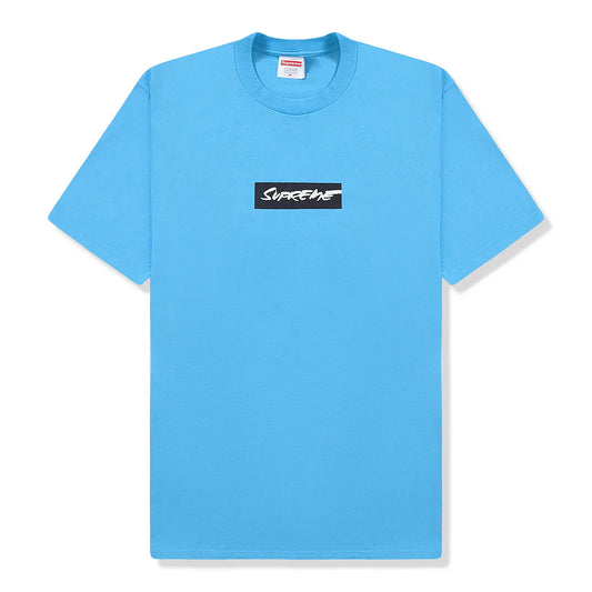 Supreme Futura Box Logo Bright Blue T Shirt
