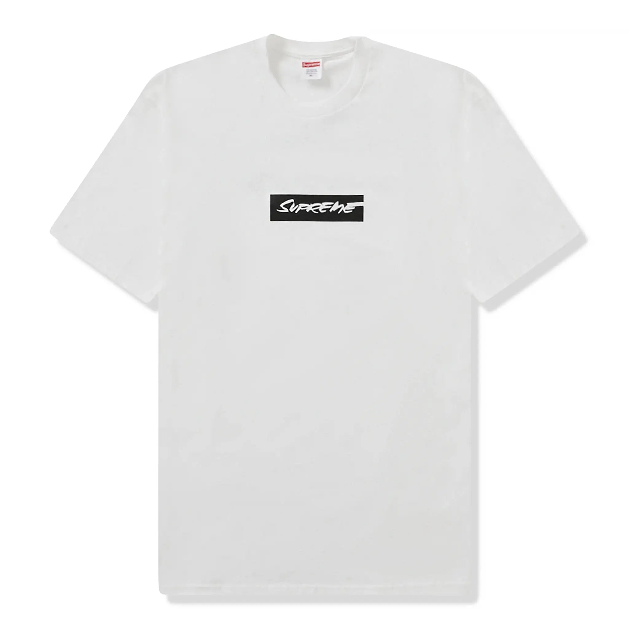 Front view of Supreme Futura Box Logo White T Shirt