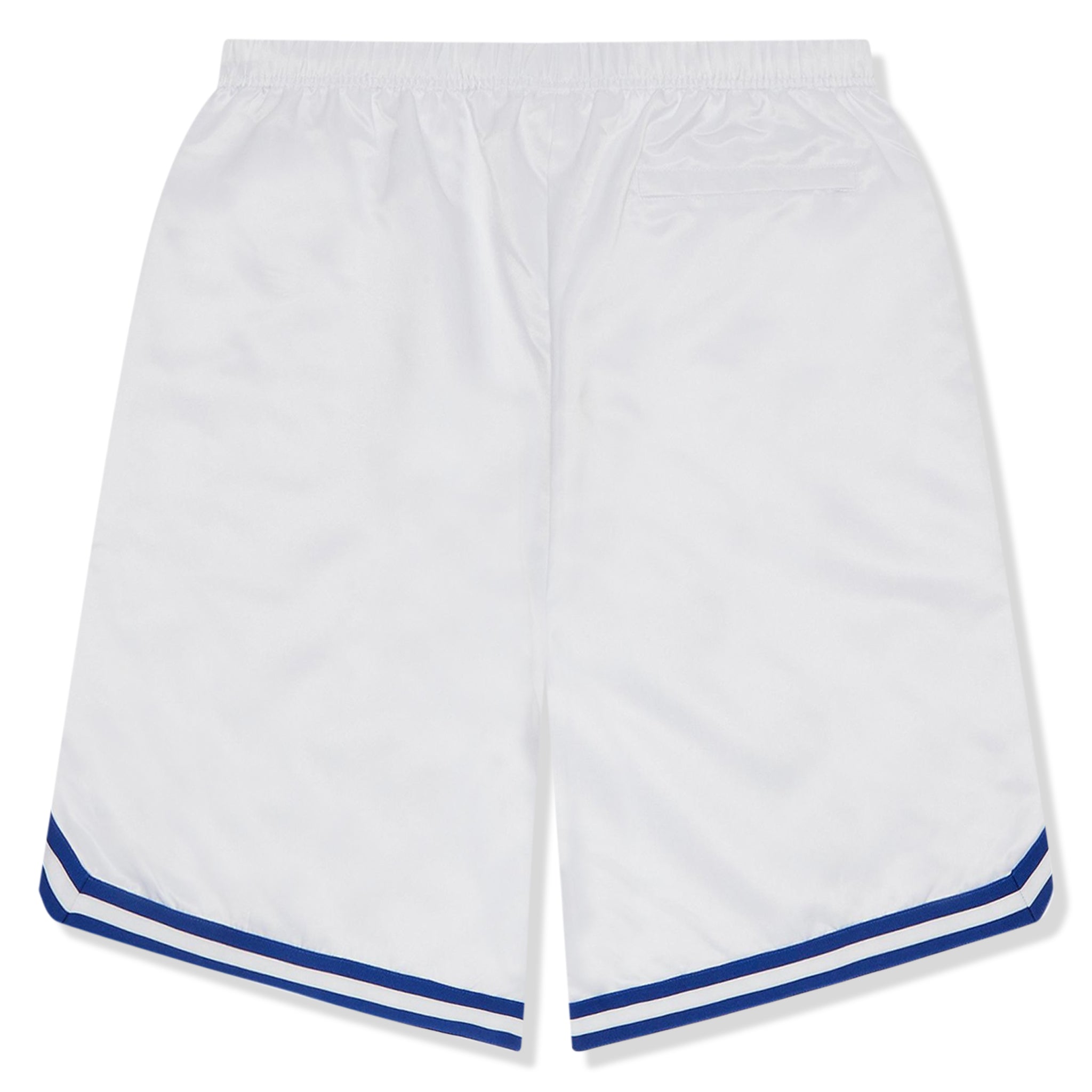 Image of Supreme Mitchell & Ness Satin White Basketball Shorts