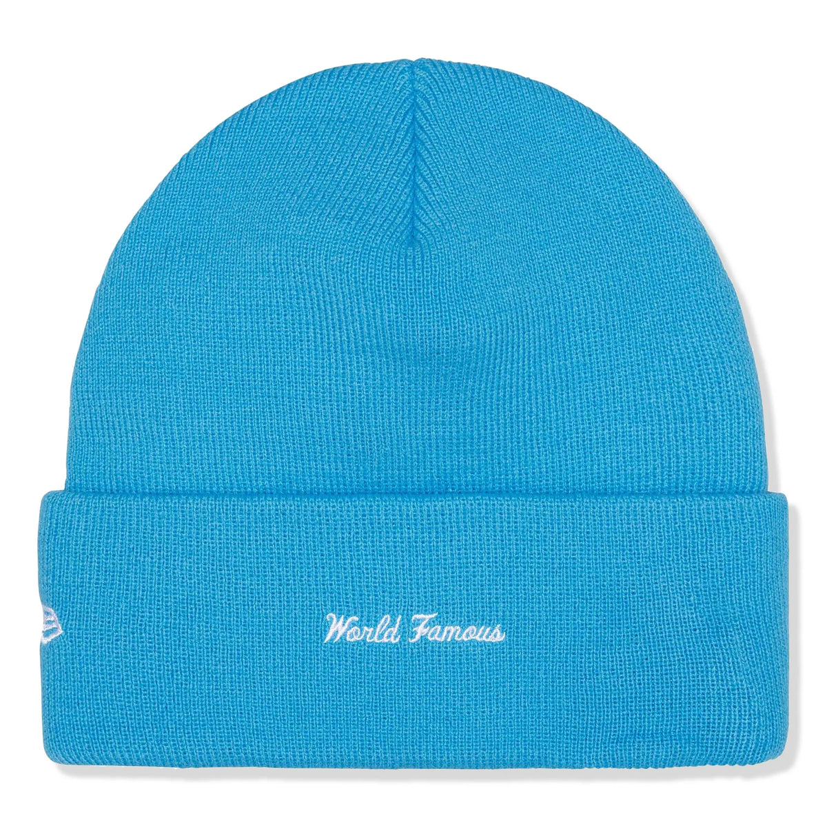 Supreme New Era Box Logo Cyan Beanie (FW25) | FW25BN5-CYAN