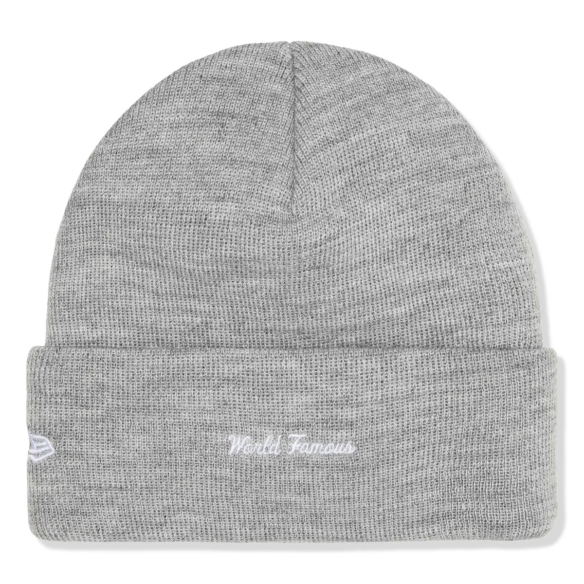 Supreme New Era Box Logo Heather Grey Beanie (FW25) | FW25BN5