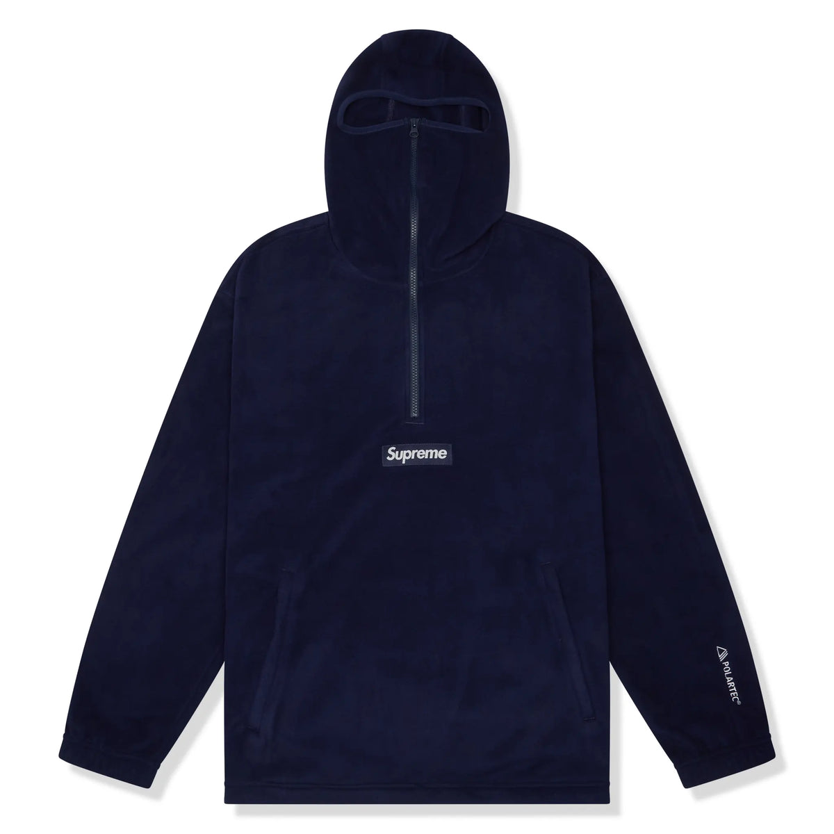Supreme Polartec Facemask Navy Half-Zip Hoodie (FW24) FW24SW4 NAVY