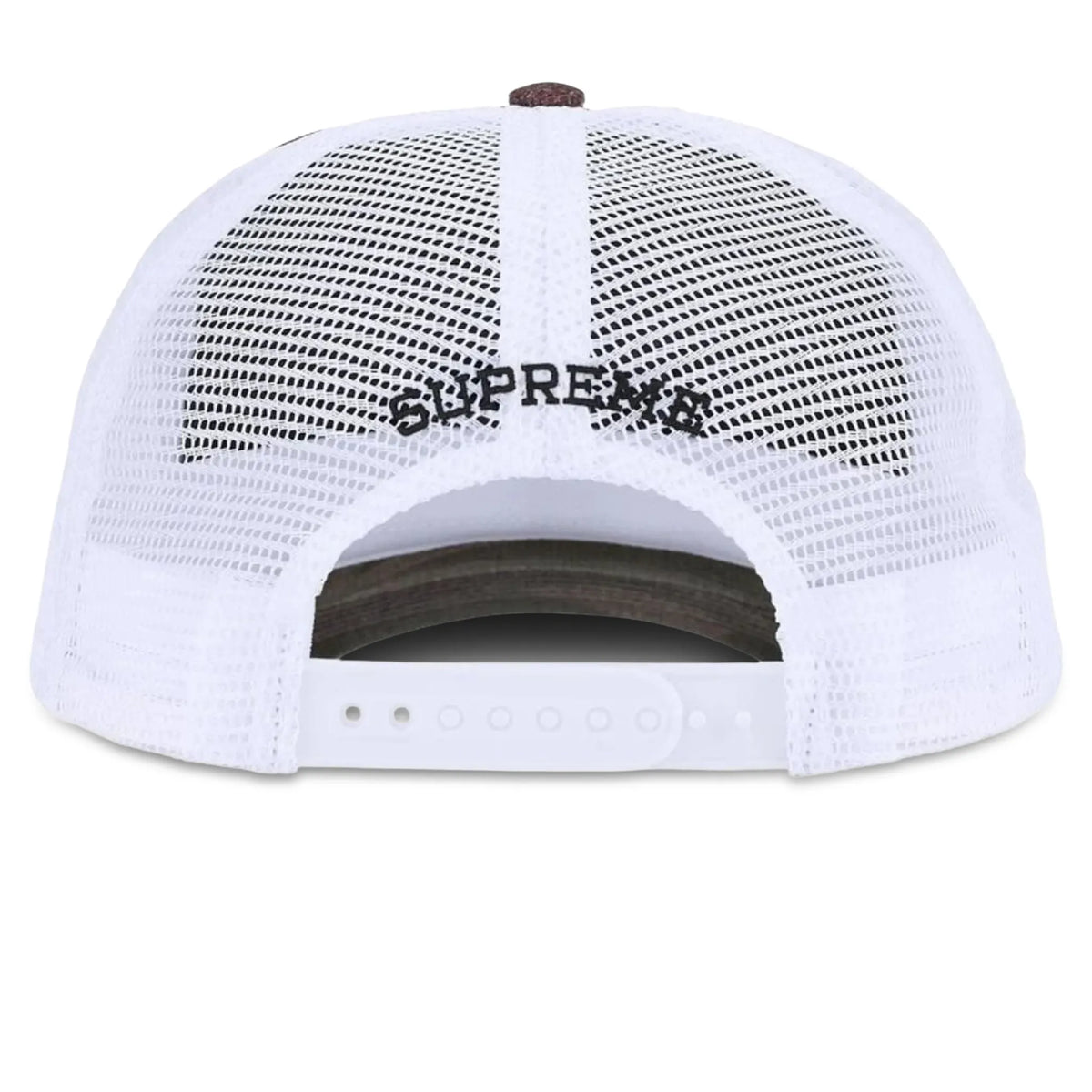Supreme Raffia Mesh Back 5 Panel Woodland Camo (SS26) | SS26H24