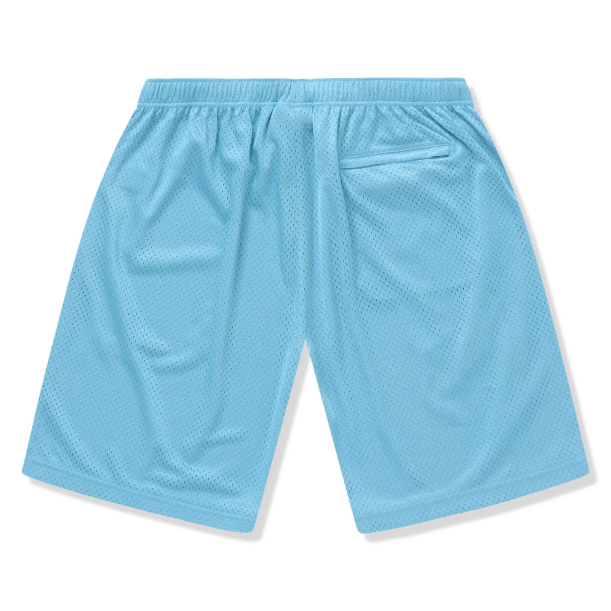 Supreme Small Box Baggy Mesh Light Blue Shorts (SS25) | SS25SH18-CYAN