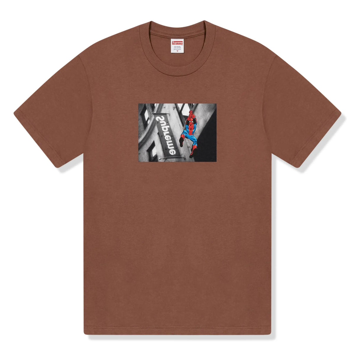Supreme スパイダーマン Tシャツ ブラウン　M Supreme Spider Man Brown T-Shirt (SS26) | SS26T56-BROWN