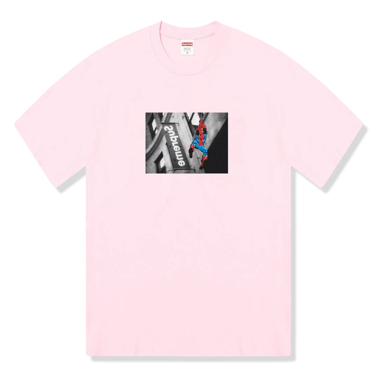 Supreme Spider Man Pink T-Shirt (SS26) | SS26T56-PINK