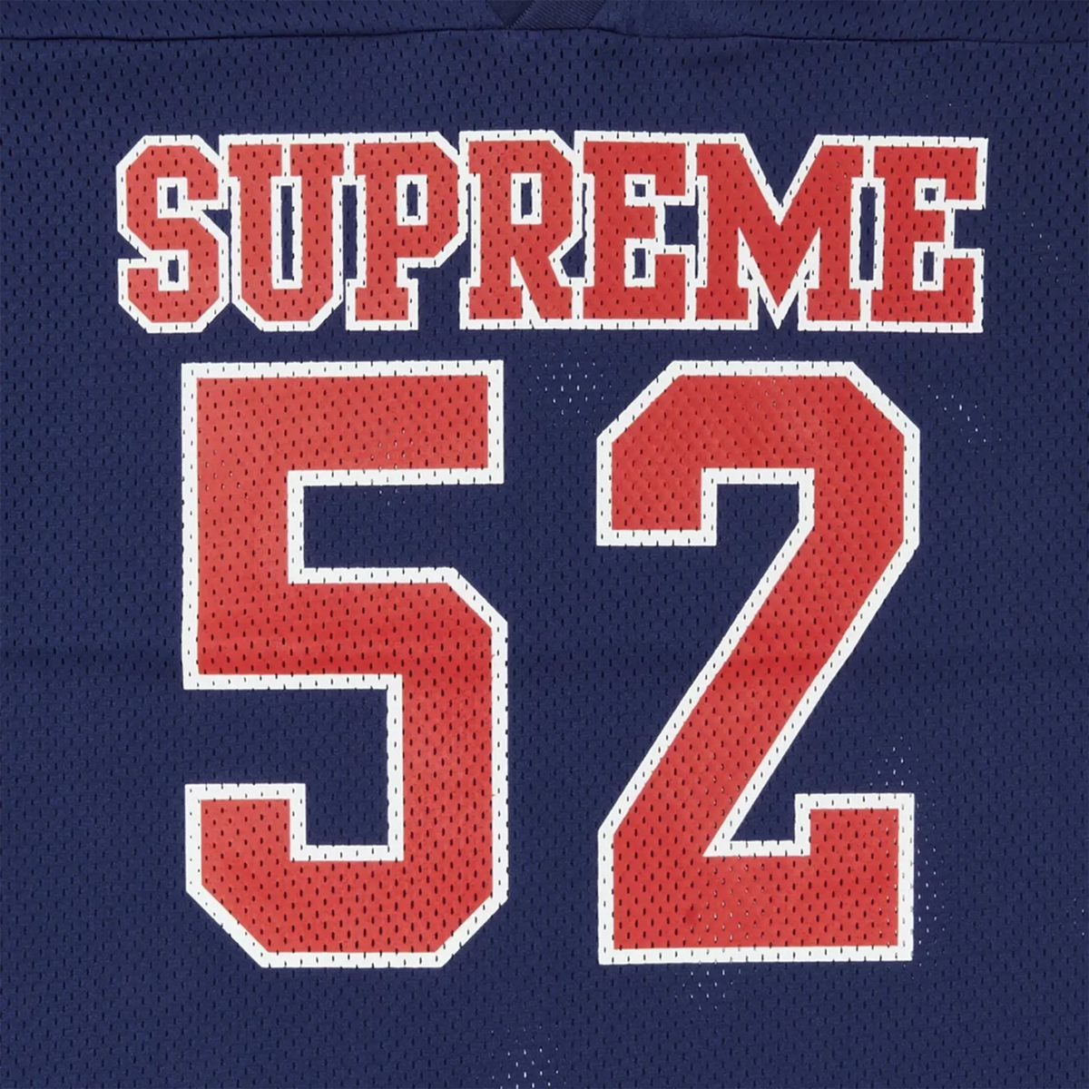 Supreme Spiderweb Navy Blue Football Jersey | SS24KN63 Supreme Spiderweb Navy Blue Football Jersey | SS24KN63