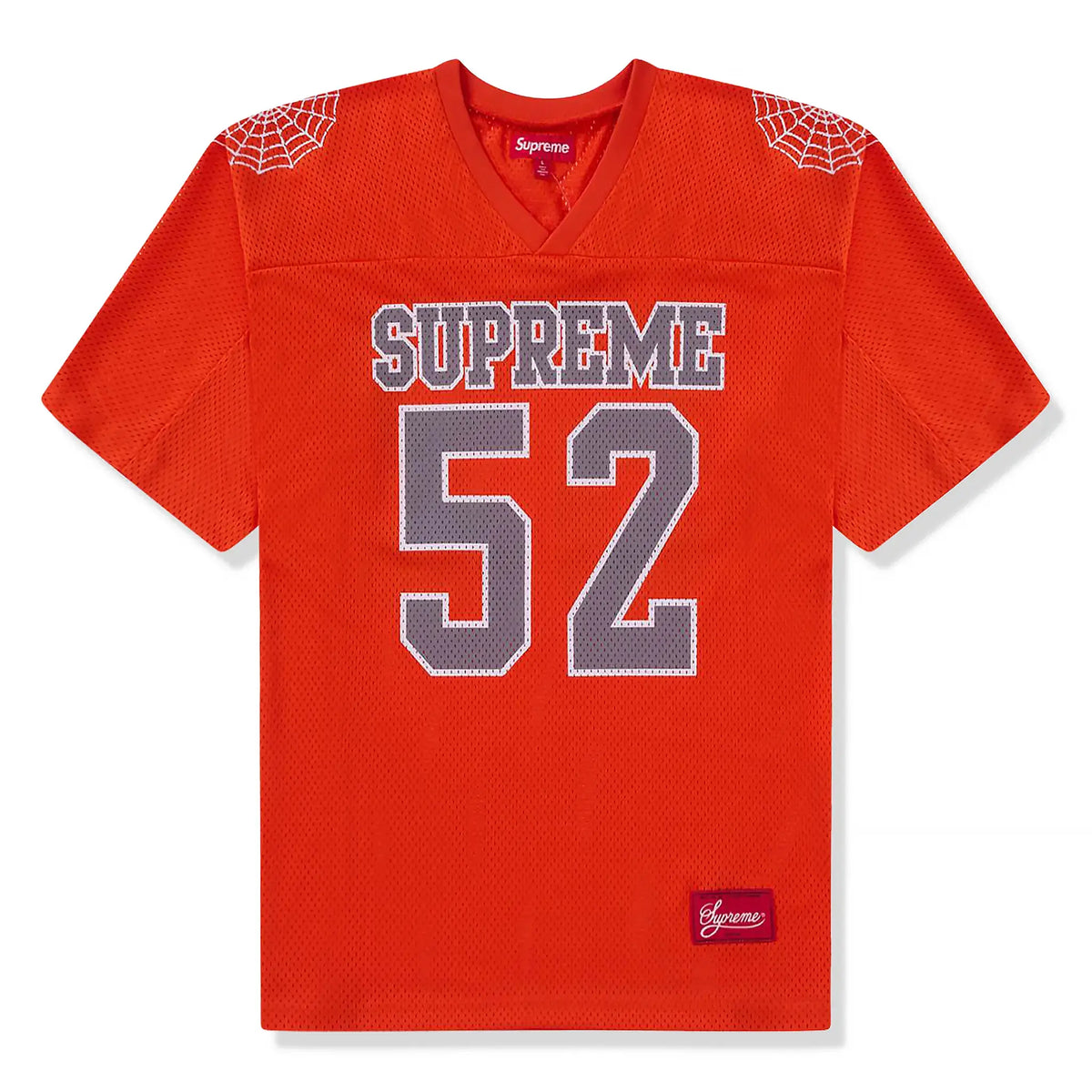 Supreme Spiderweb Orange Football Jersey | SS24KN63 ORANGE Supreme Spiderweb Orange Football Jersey | SS24KN63 ORANGE