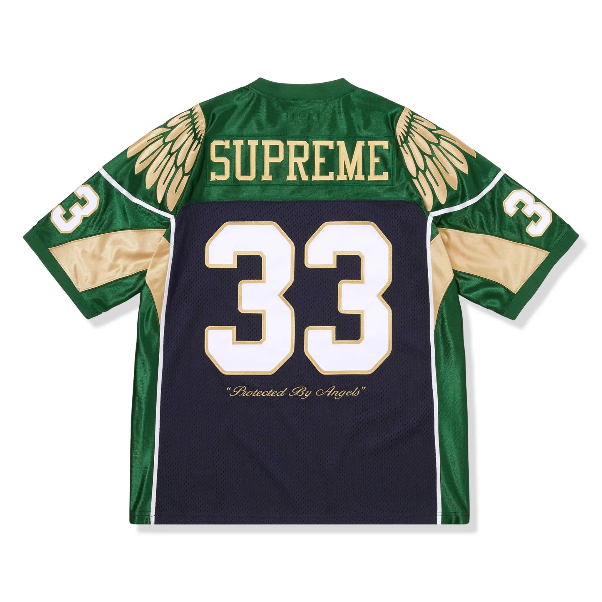 Supreme Wings Navy Football Jersey