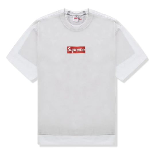 Supreme x MM6 Maison Margiela Box Logo White T Shirt