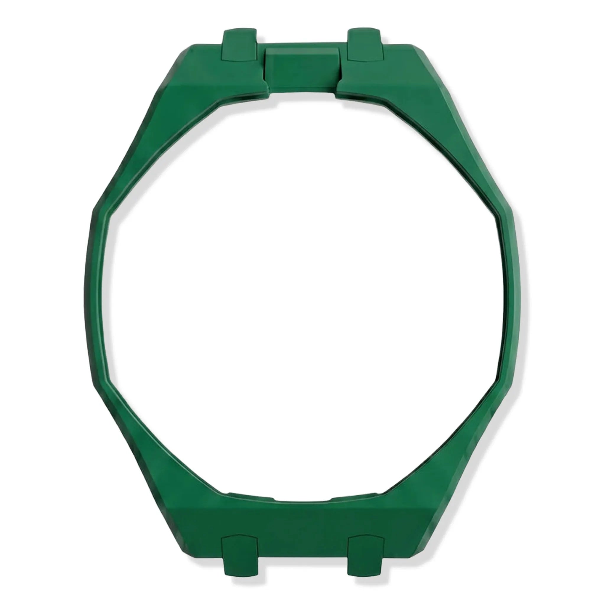Case View of Swatch x Audemars Piguet Royal Pop Green Eight With Rubber Strap SSX03L101N